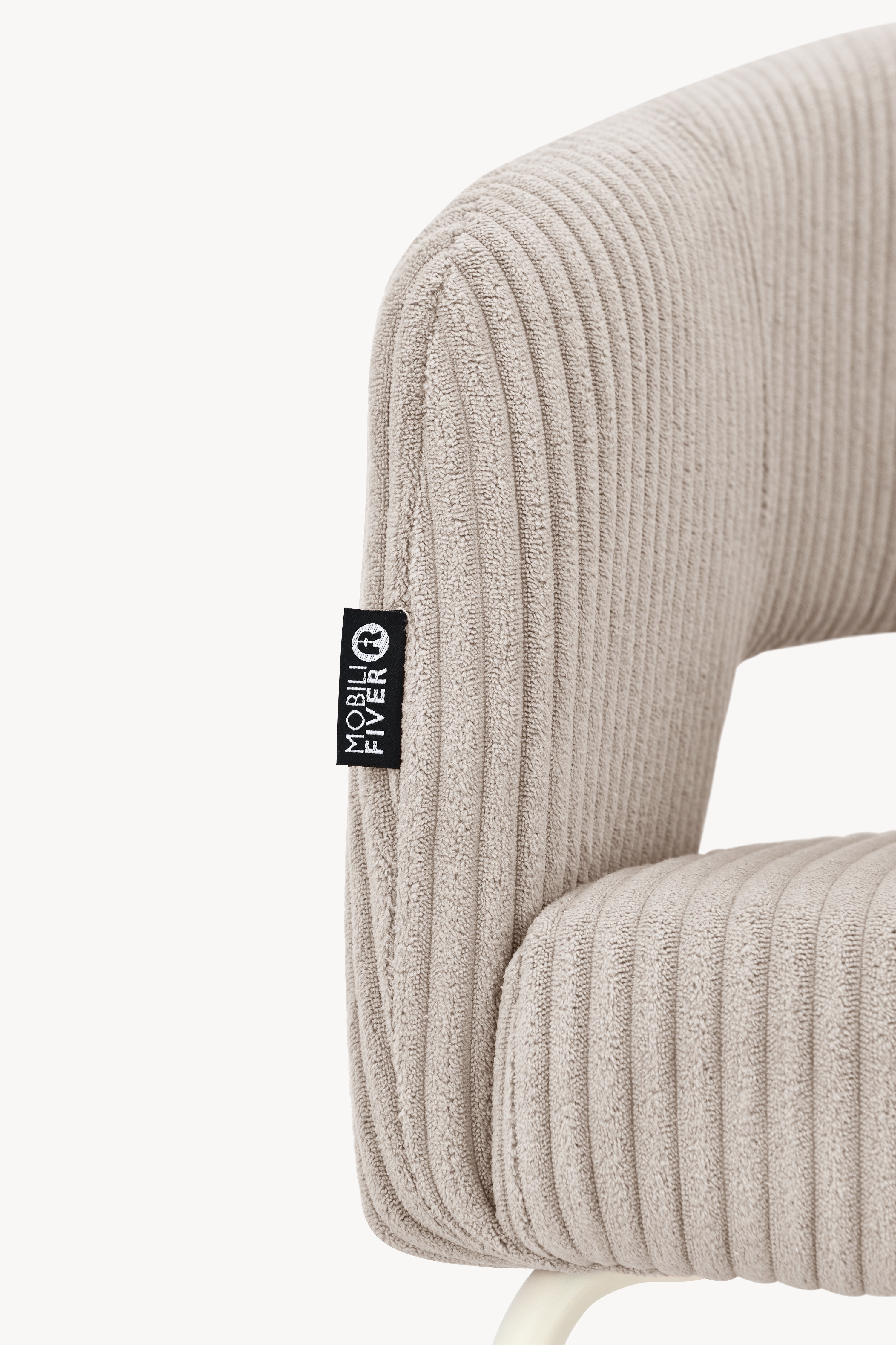 Victoria Fabric Chairs, Set of 2, Beige - Detail image 9