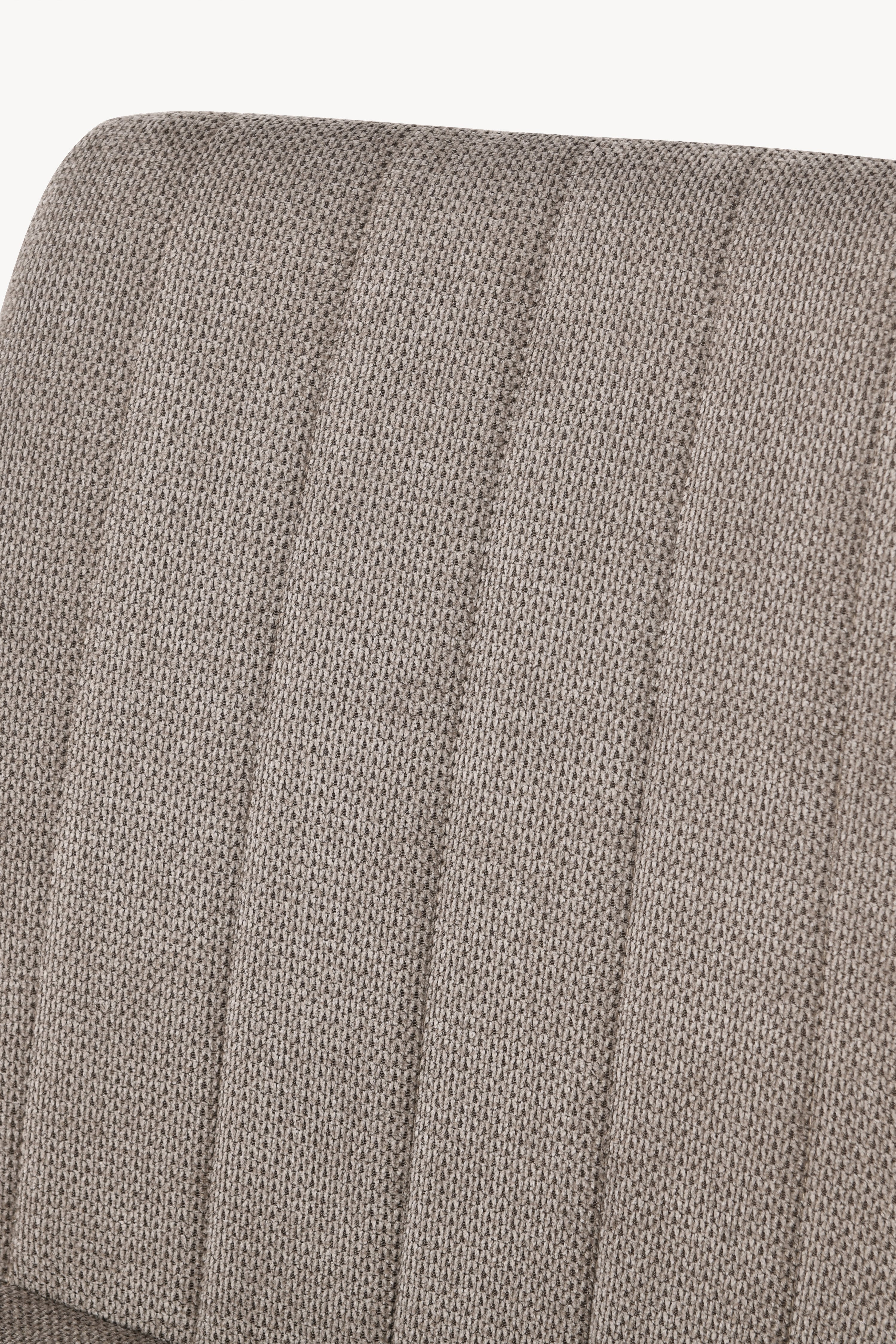 Sedie in tessuto Vera, Set da 2, Beige Scuro con gambe in legno - Immagine dettaglio 14