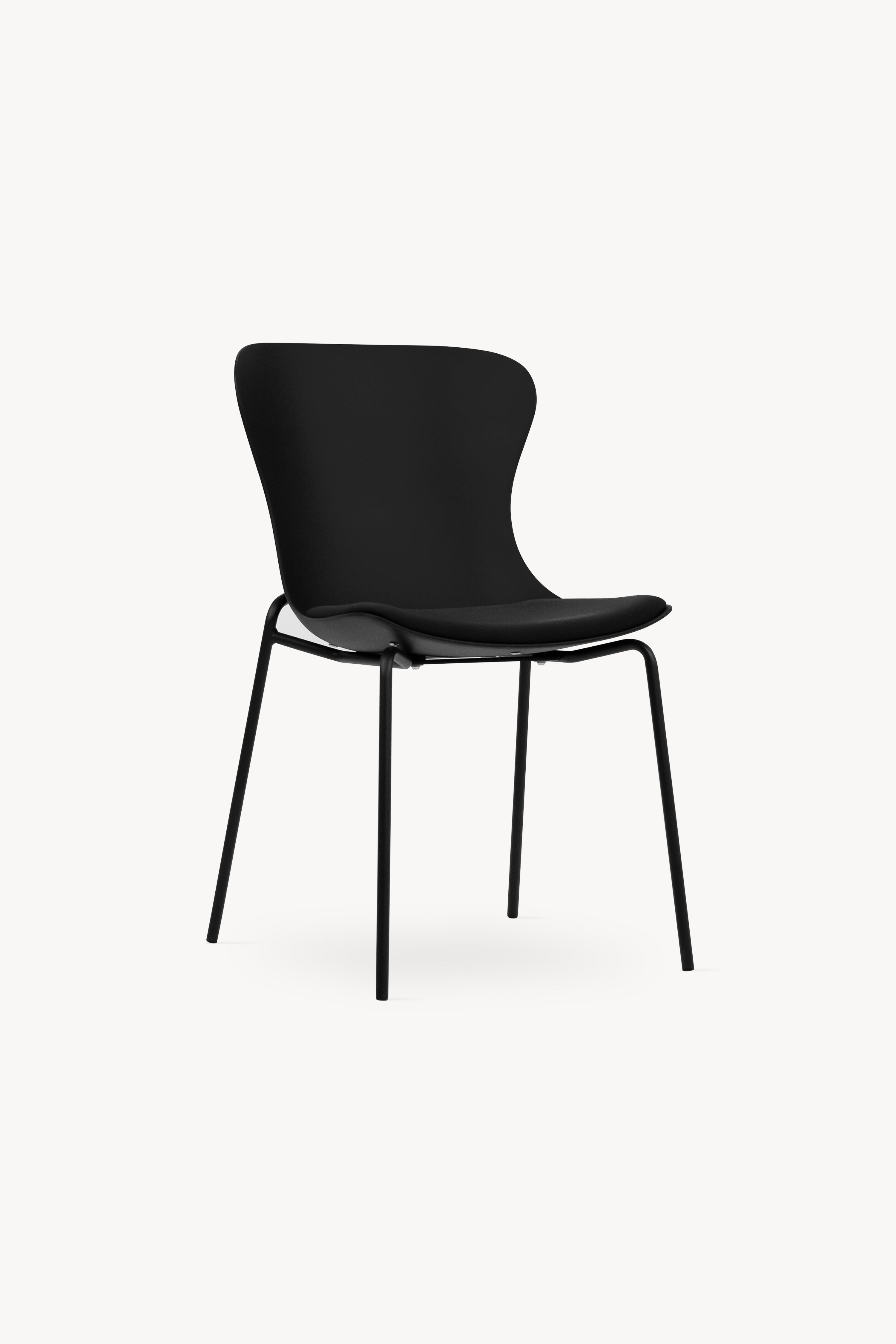 Zoe stoelen, set van 2, Zwart - Detailafbeelding 1