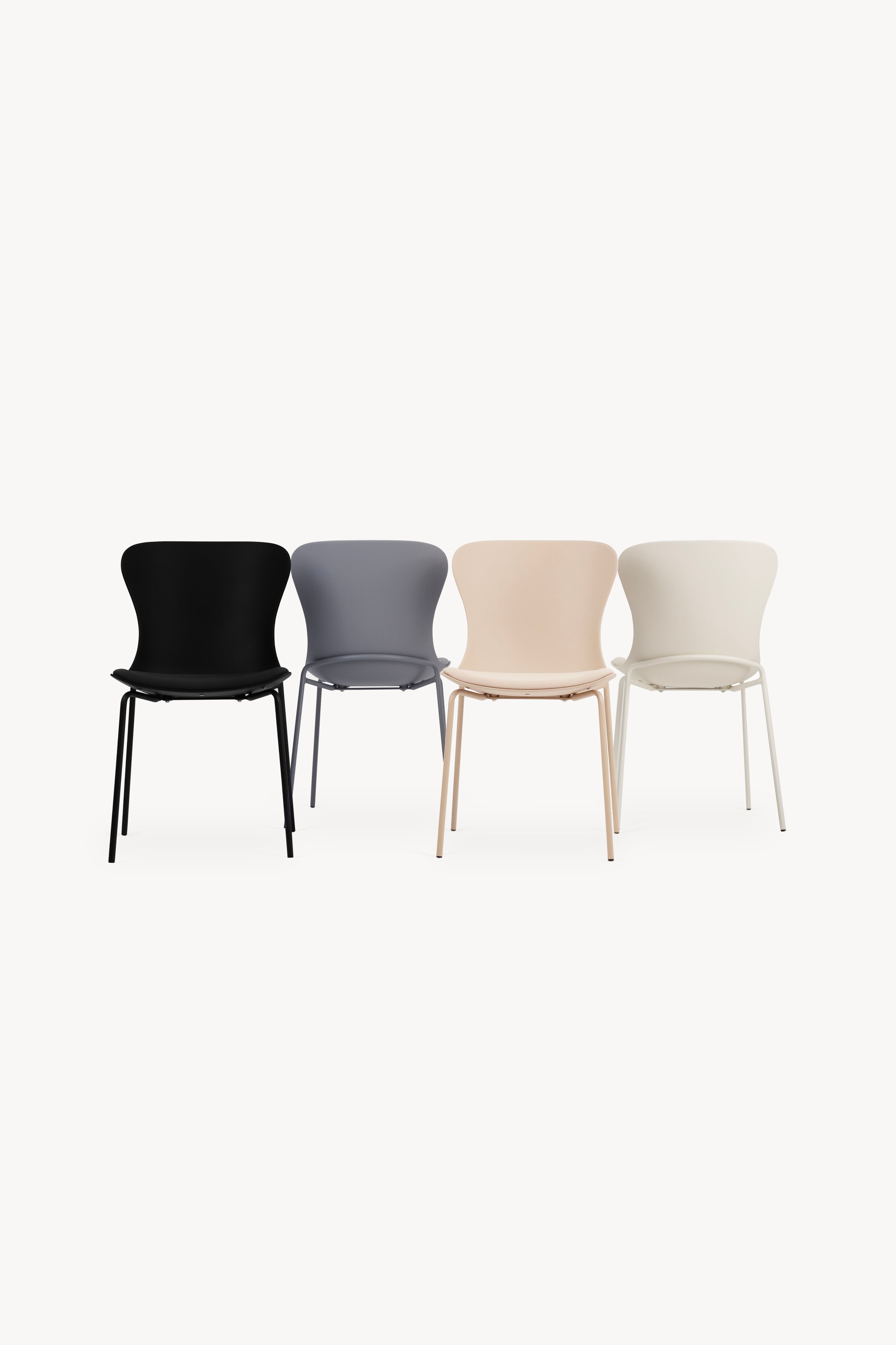 Zoe stoelen, set van 2, Zwart - Detailafbeelding 10