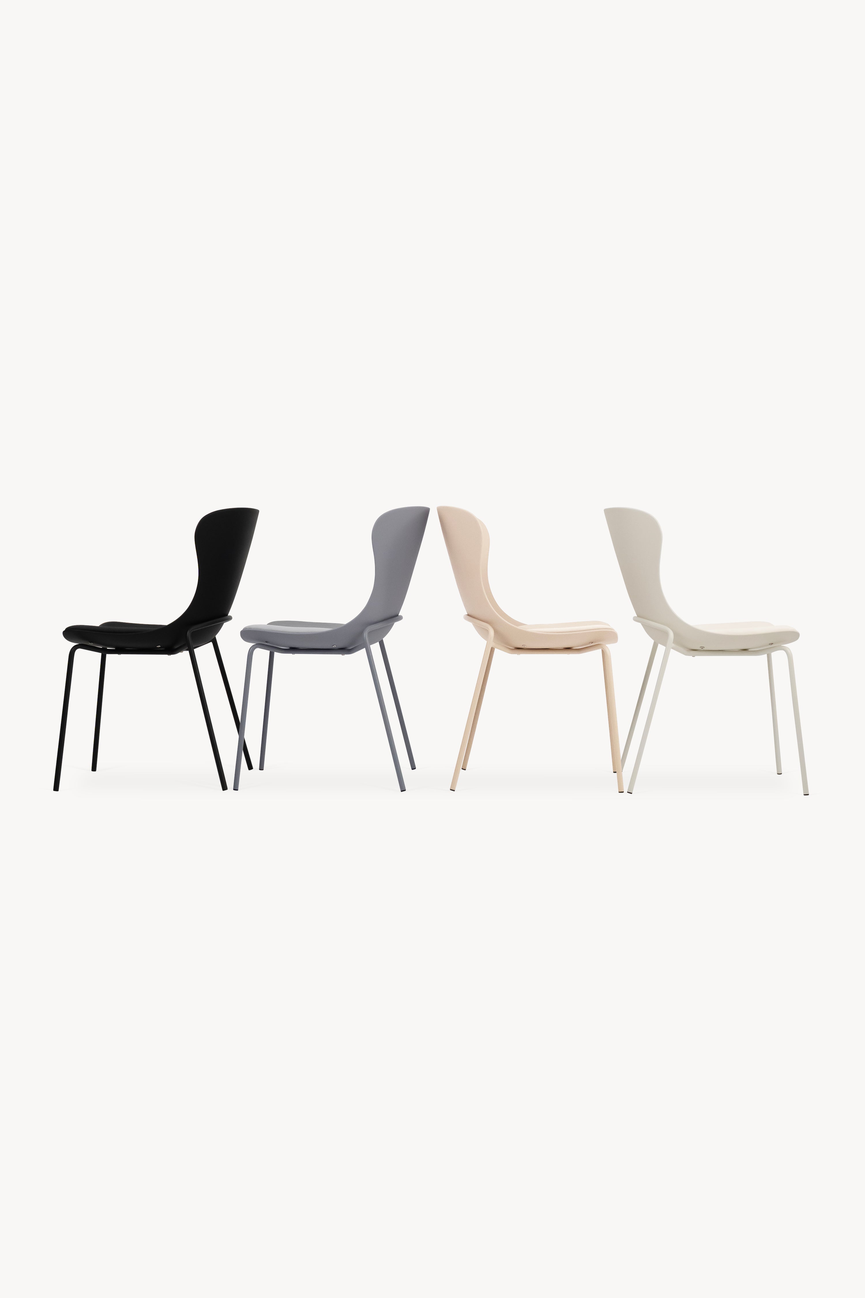 Zoe stoelen, set van 2, Zwart - Detailafbeelding 9