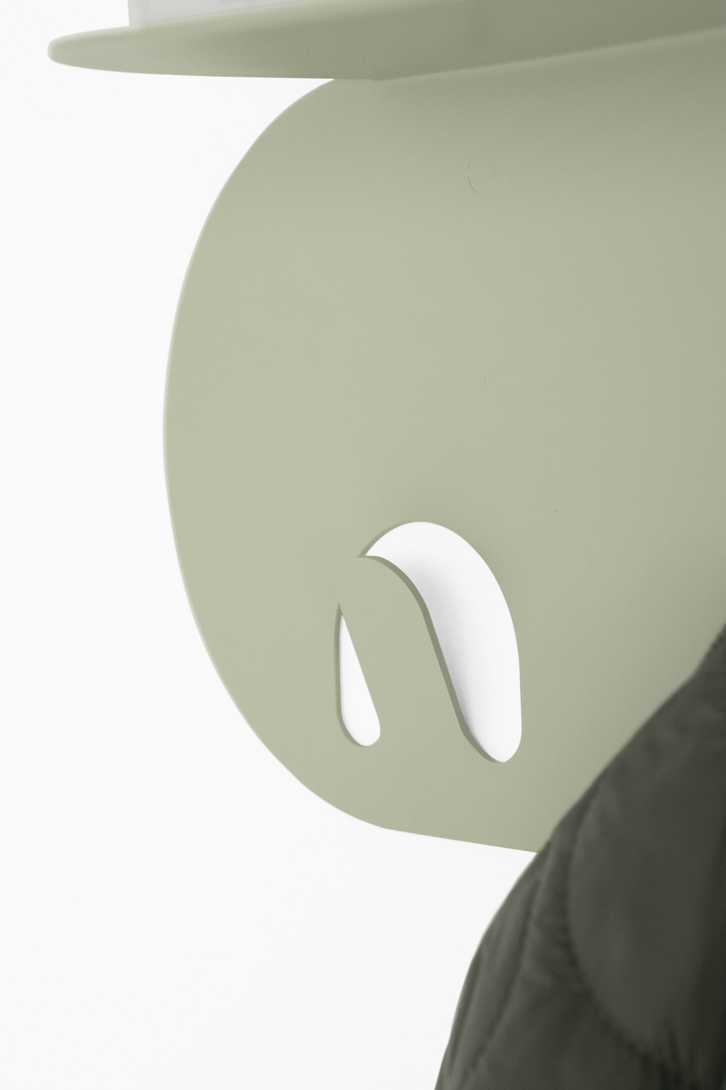 Appendiabiti da parete in metallo Camilla, 40 cm, Beige - Immagine dettaglio 4