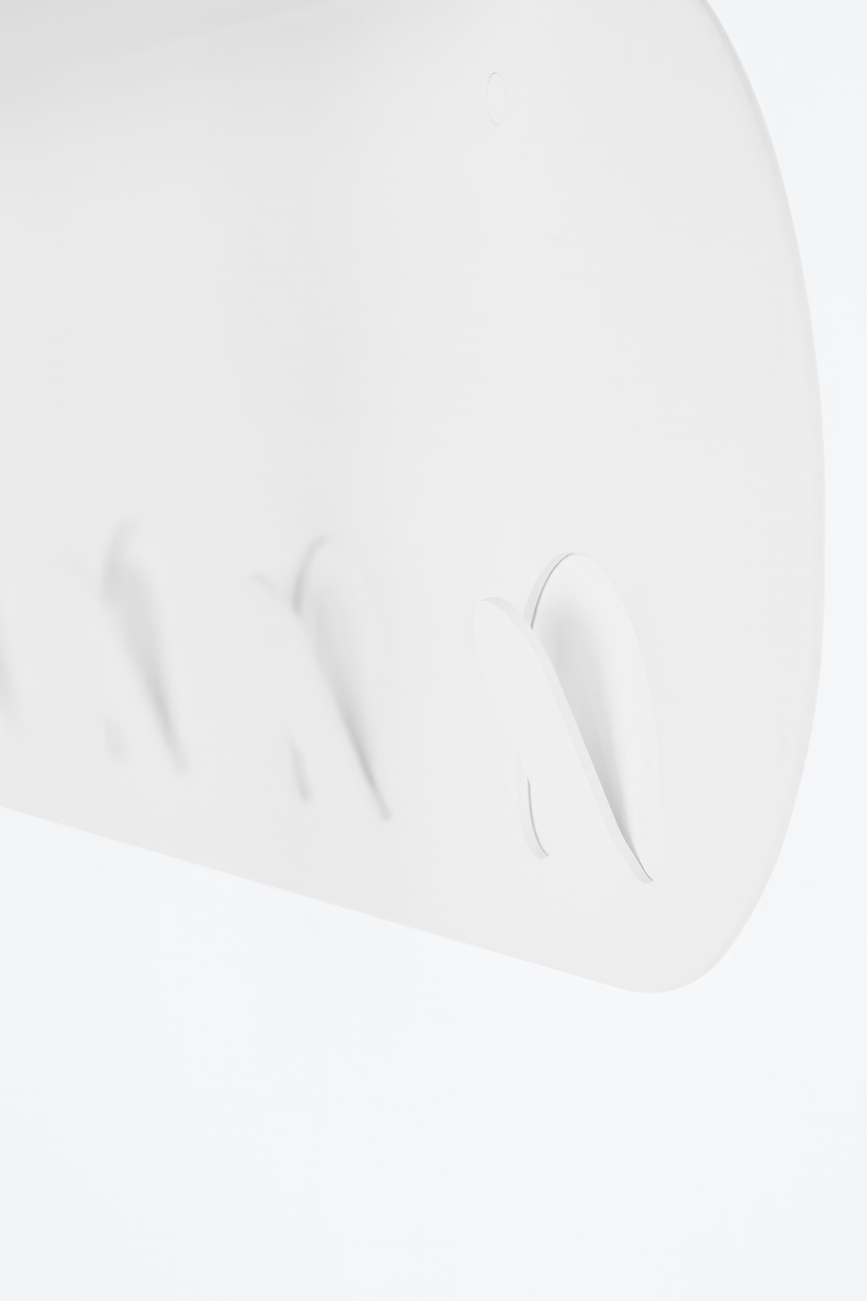 Appendiabiti da parete in metallo Camilla, 60 cm, Bianco - Immagine dettaglio 3