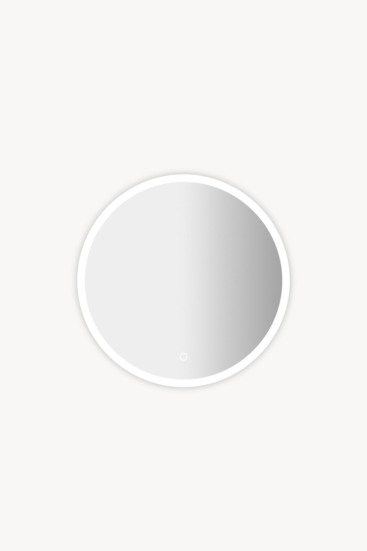 Miroir rond à LED Atena, Ø 60 cm, lumière chaude - Image principale