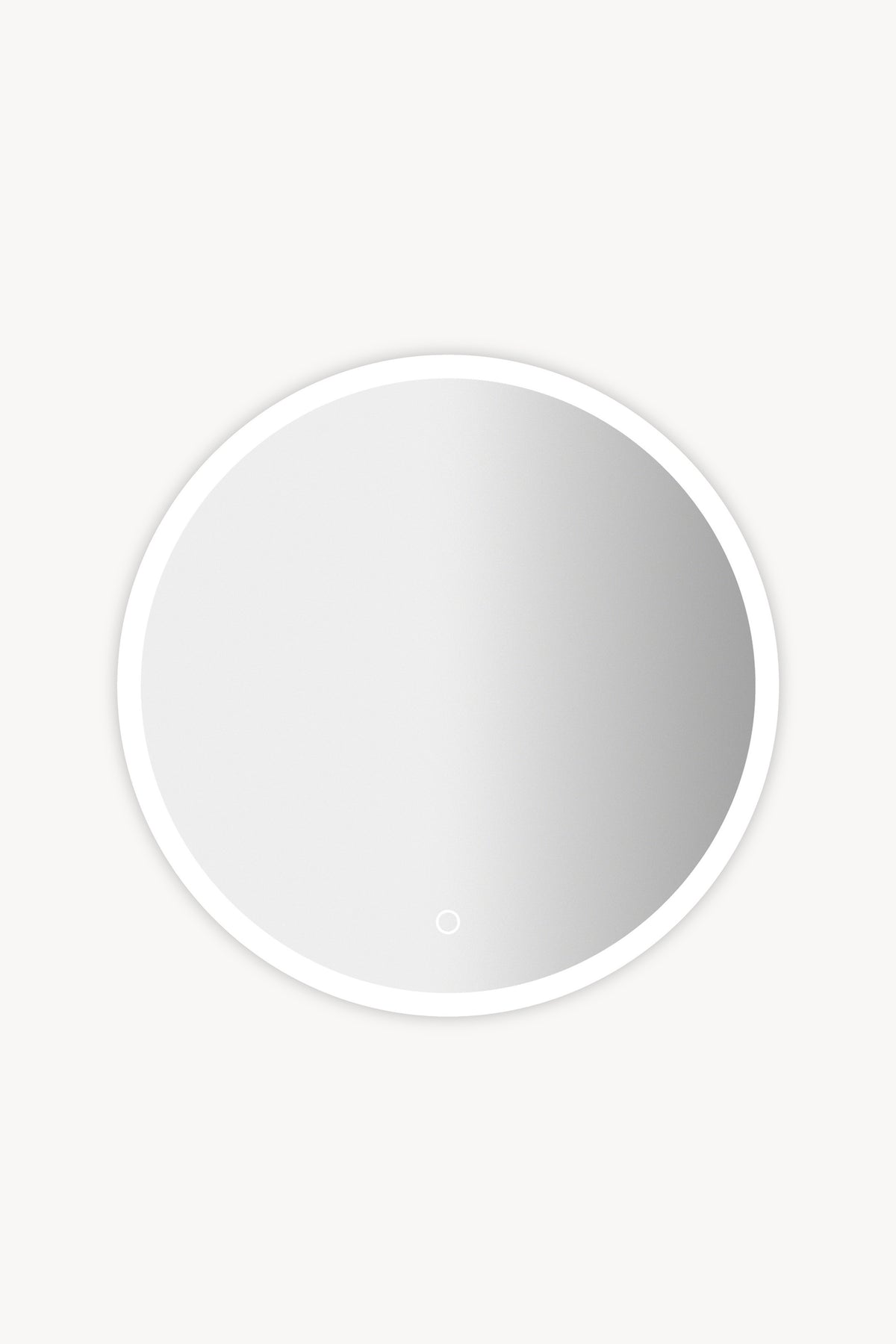 Miroir rond à LED Atena, Ø 80 cm, lumière chaude