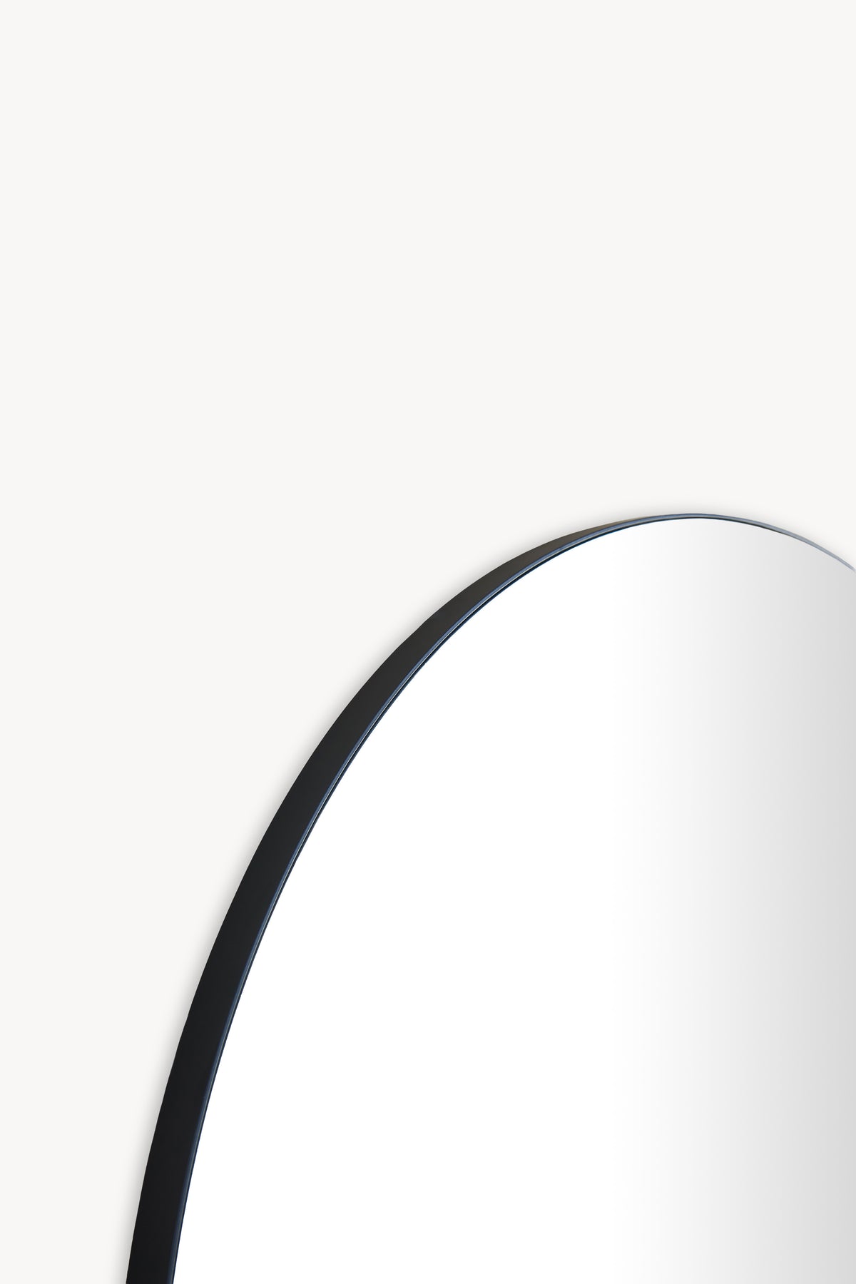 Miroir rond Carlotta, Ø 60 cm, cadre en acier noir - Image de détail 2
