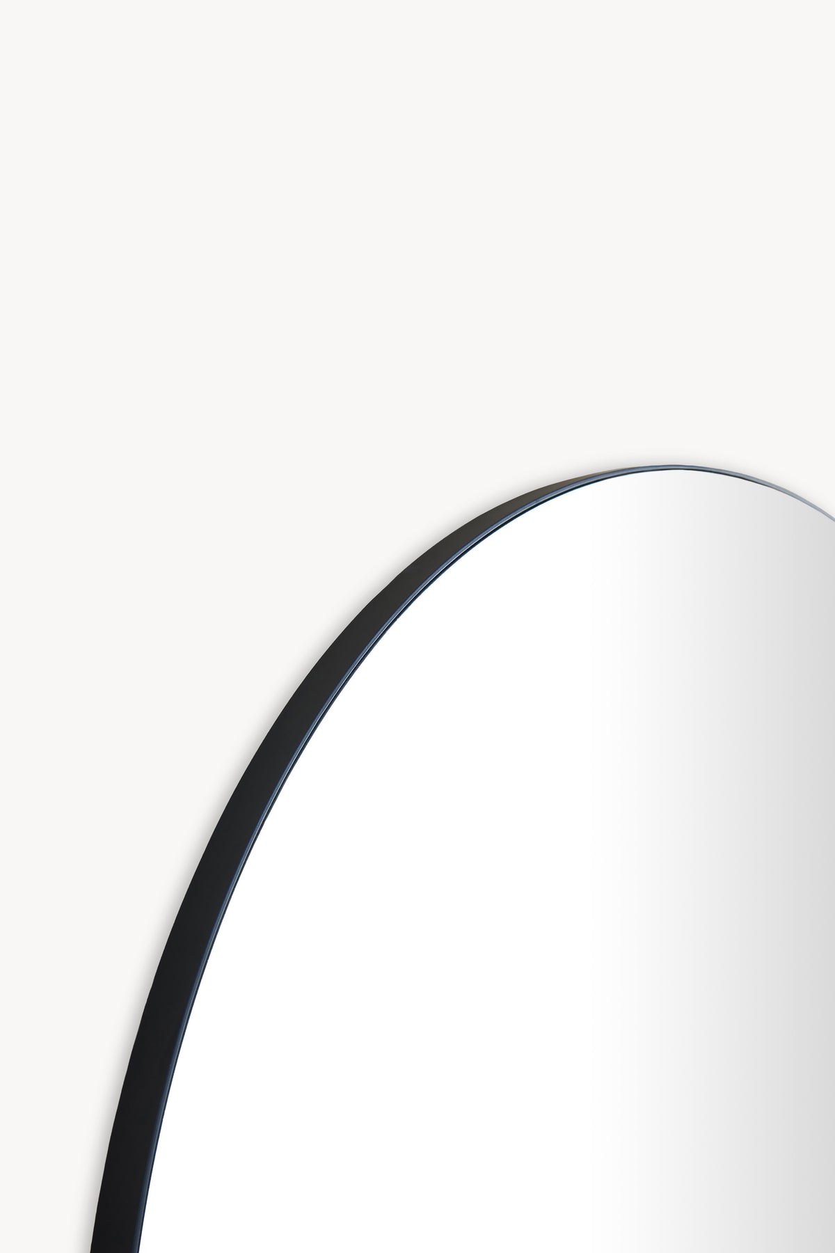 Miroir rond Carlotta, Ø 80 cm, cadre en acier noir - Image de détail 3