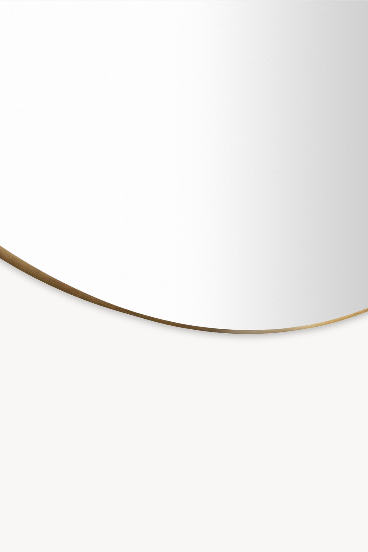 Miroir rond Carlotta, Ø 60 cm, cadre en acier couleur laiton - Image de détail 2