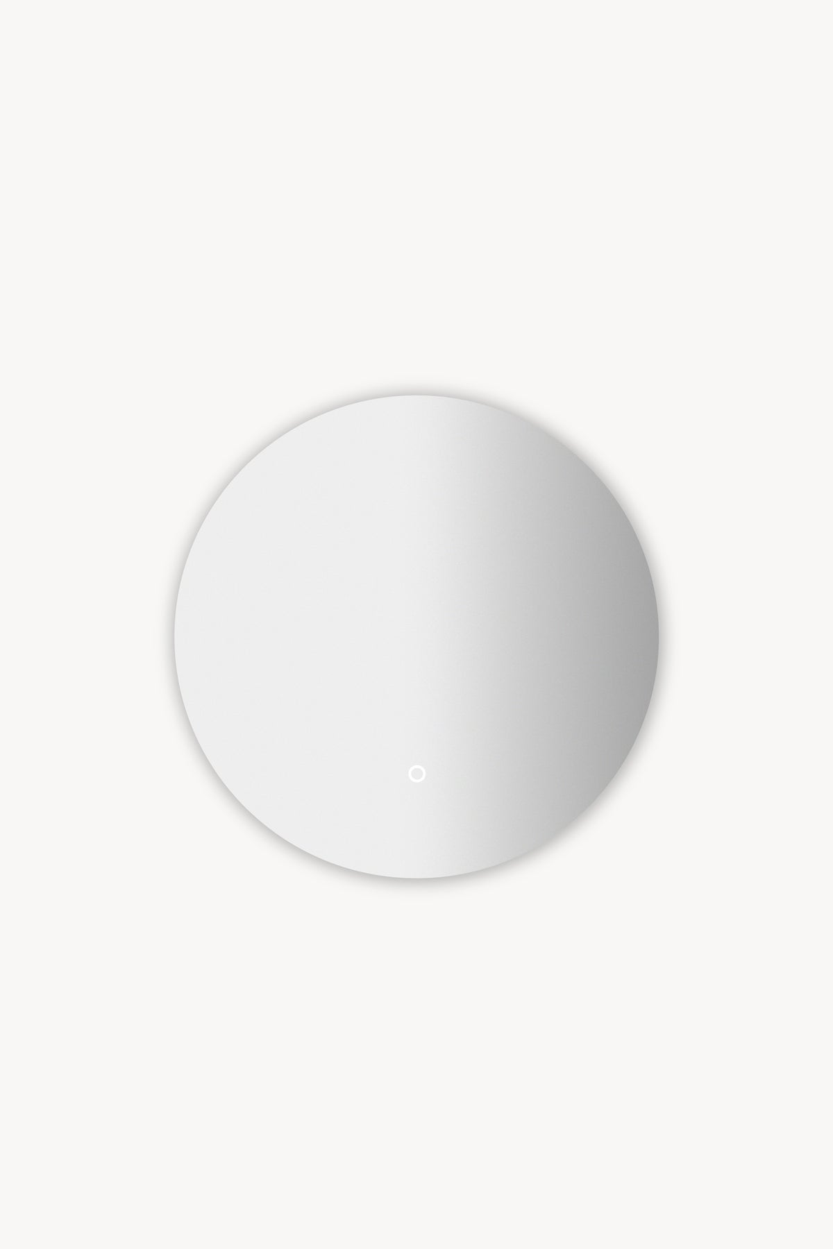 Miroir rond à LED Cristina, Ø 60 cm, lumière blanc chaud