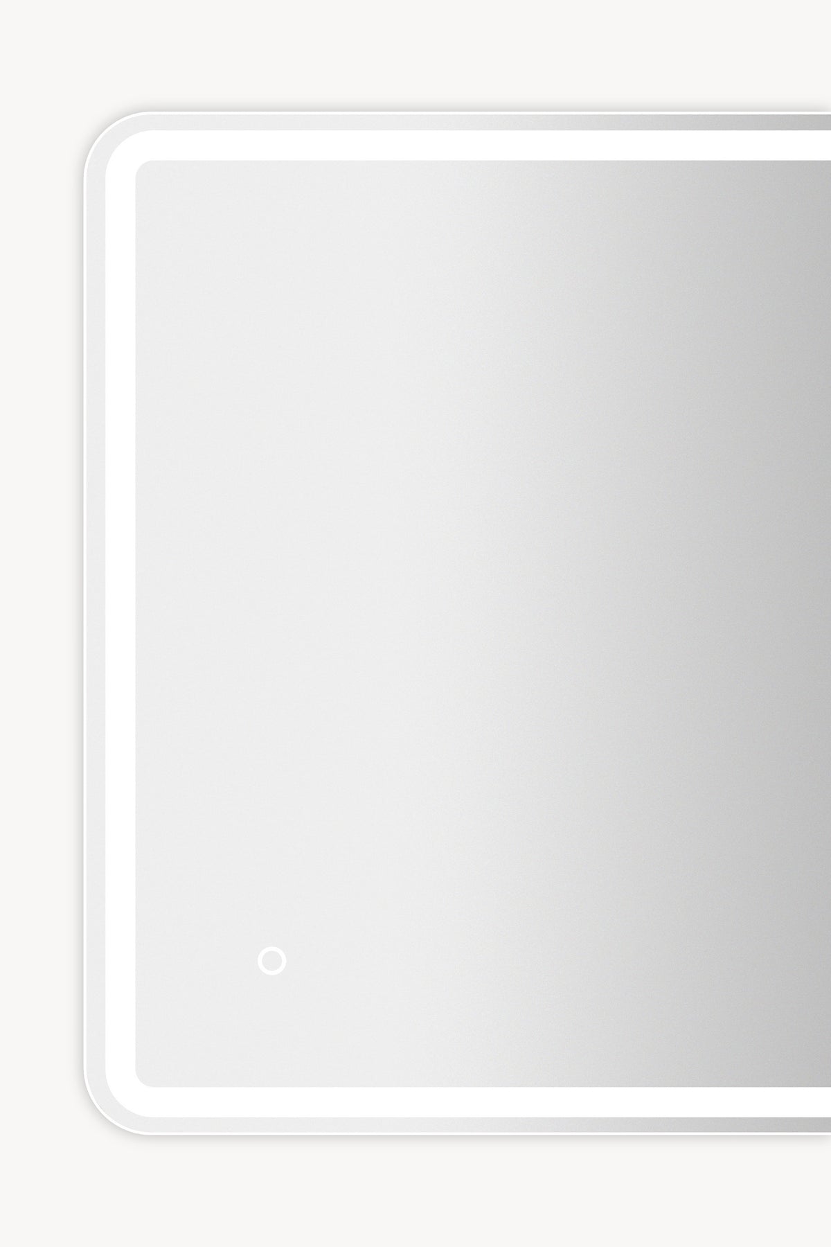 Rectangular LED mirror Erica, 60x80 cm, warm white light - Detail image 2