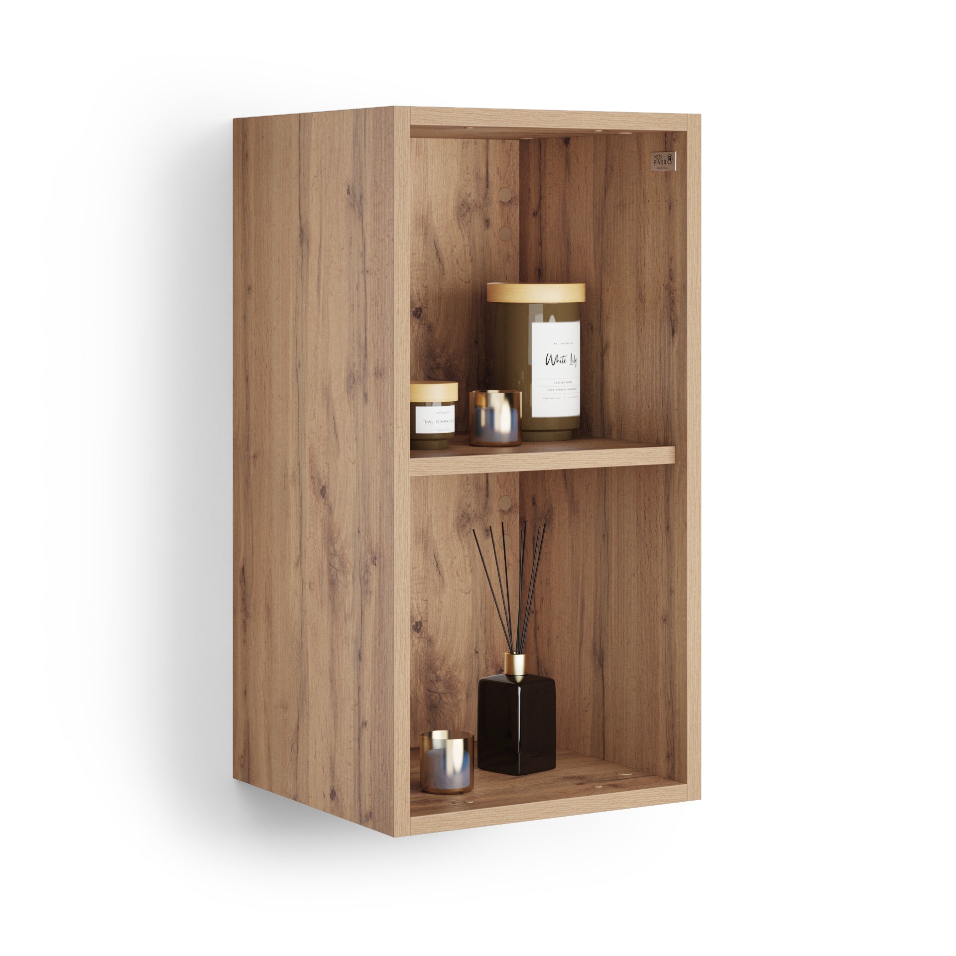 Hängeschrank X 70 ohne Türe, Rustikale Eiche