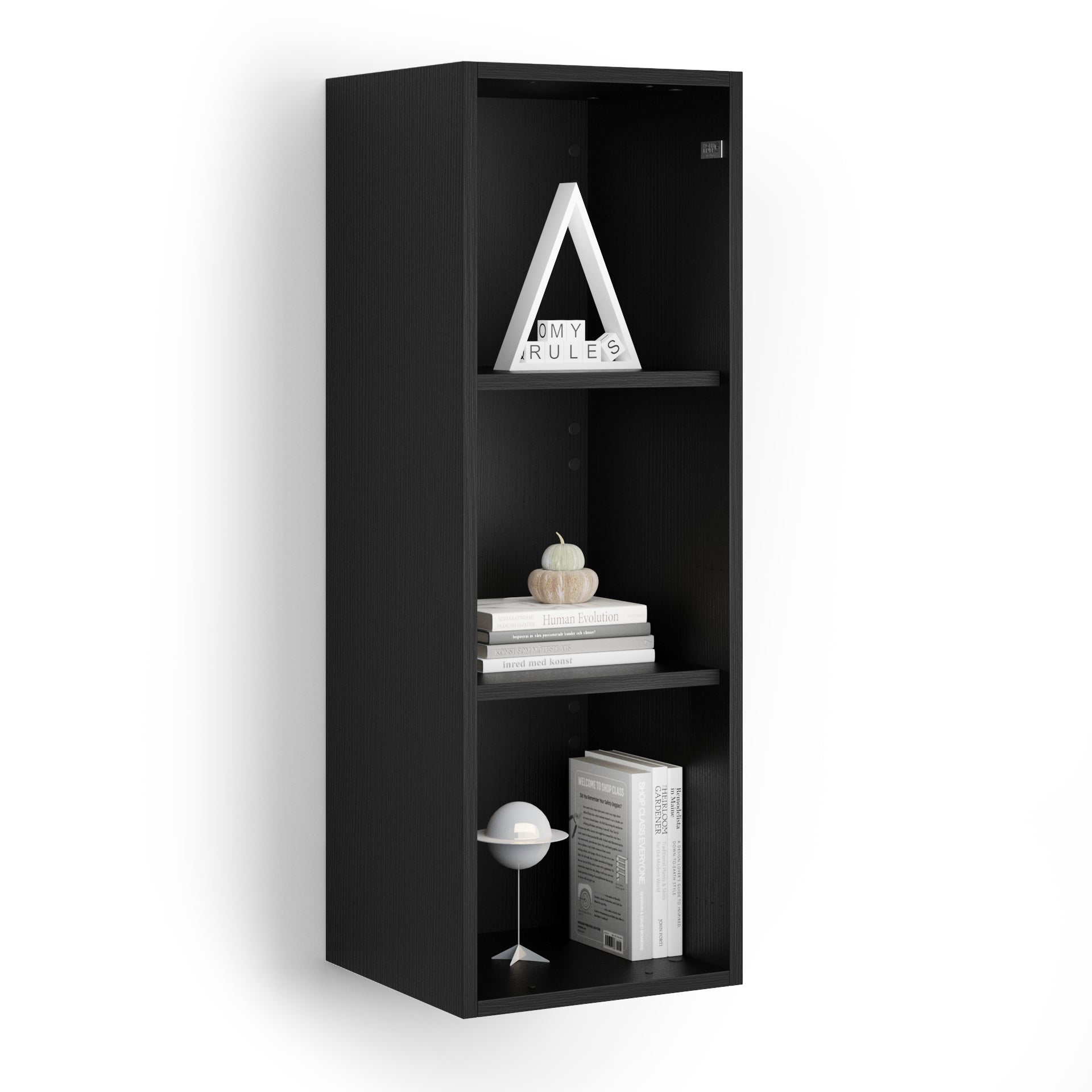 Wandkast X 104 zwart essen