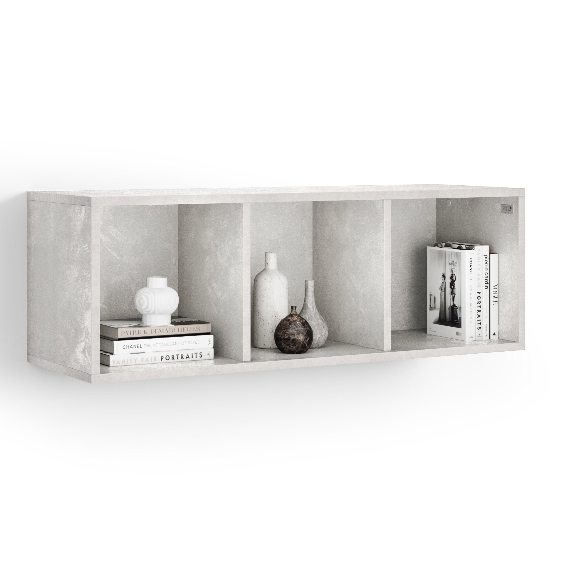 Unidad de pared X 104, color cemento gris