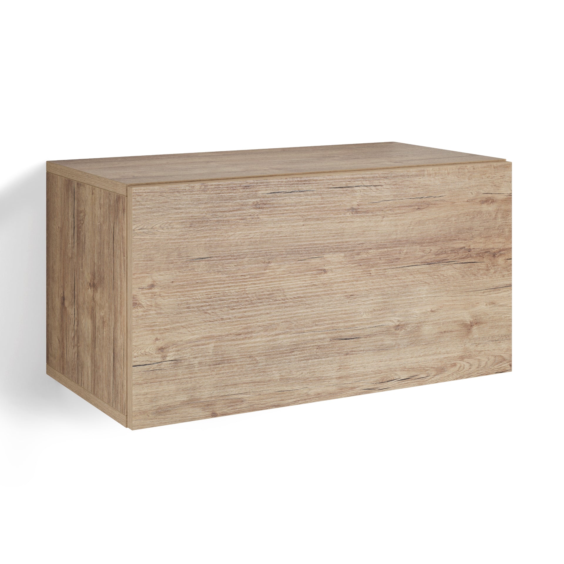 Easy Wall Unit 27.55 in, with Lift Up Door, Oak