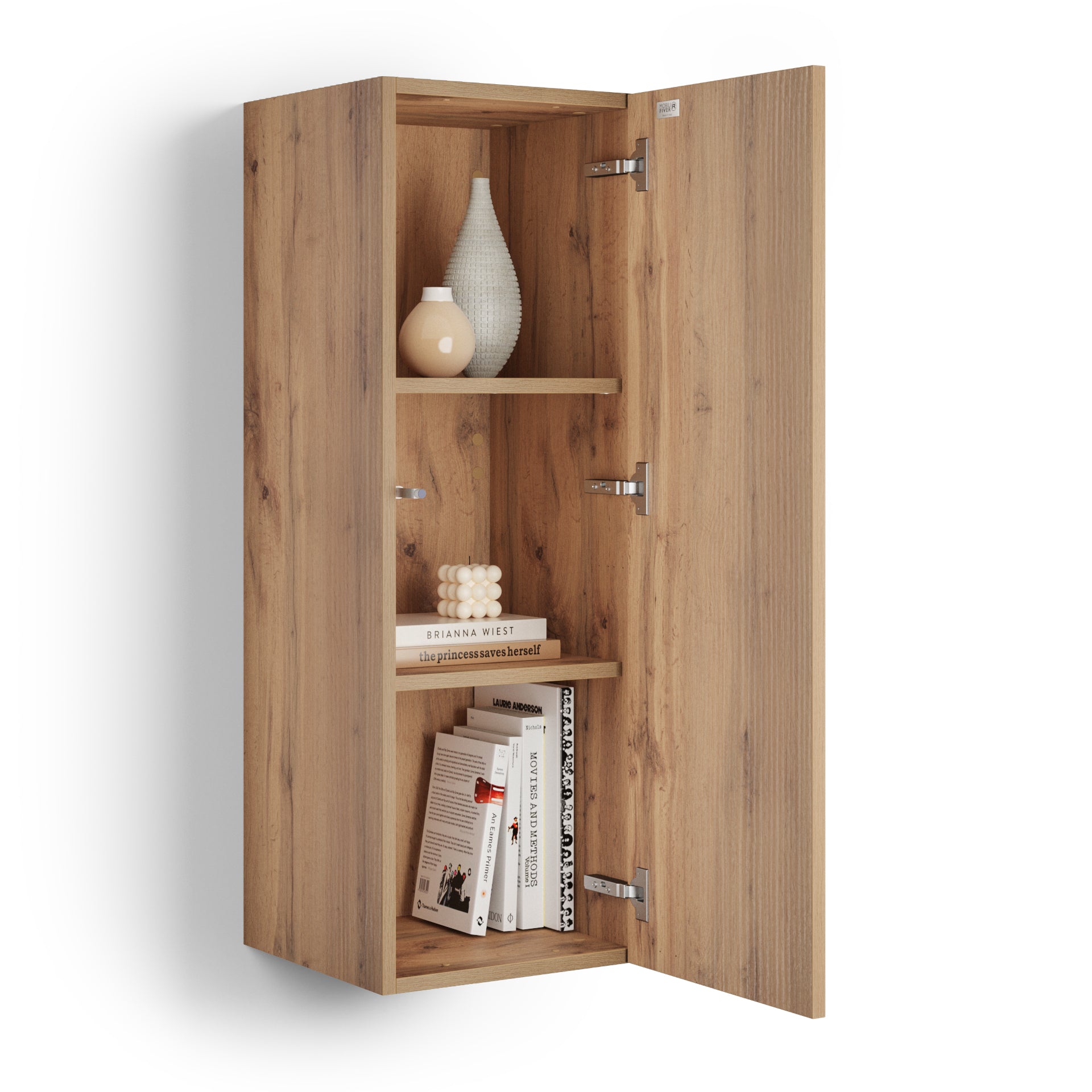 Wandkast easy 104 met neergaande klepdeur rustiek eiken - Detail image 3