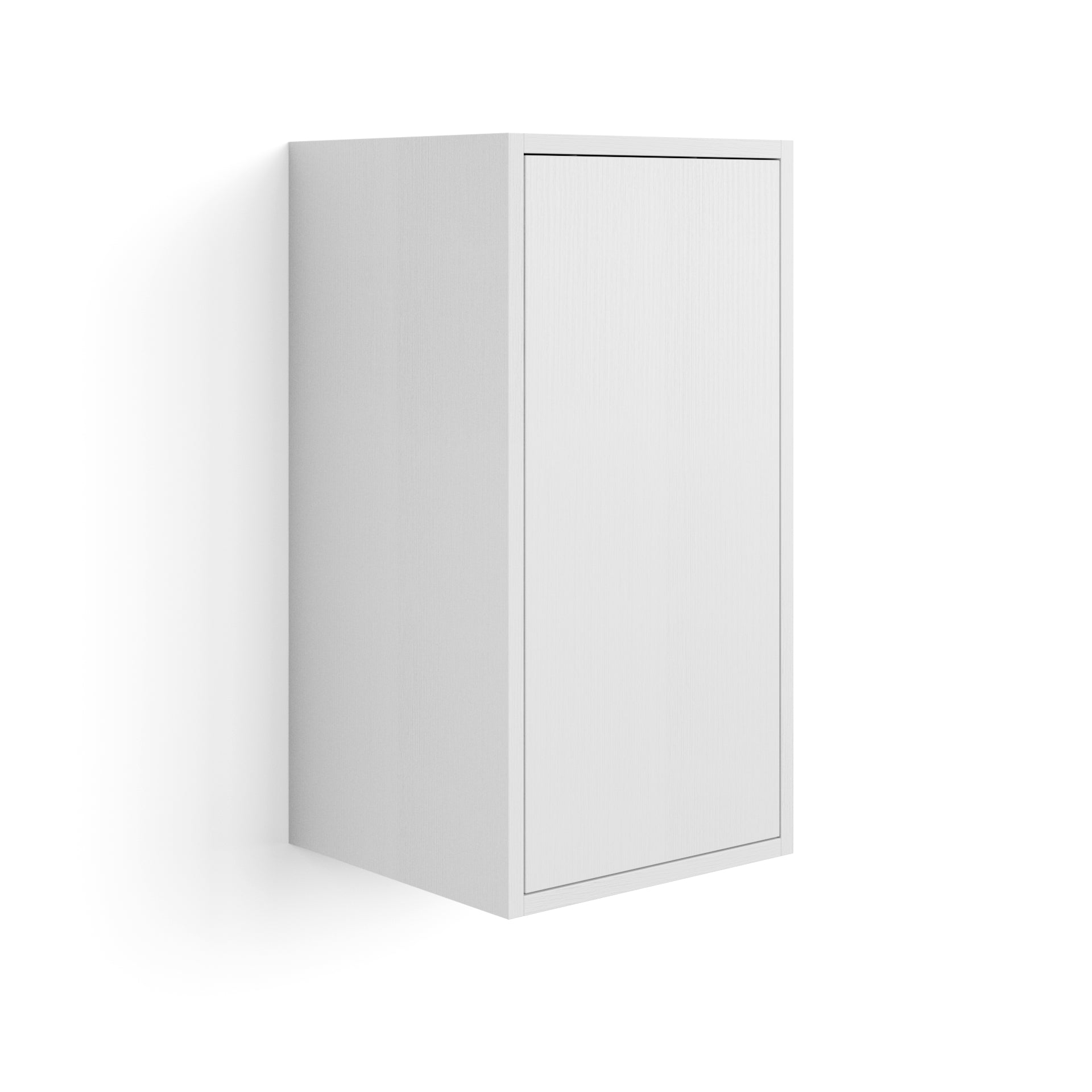 Iacopo Wall Unit 70 with Vertical Door, Ashwood White
