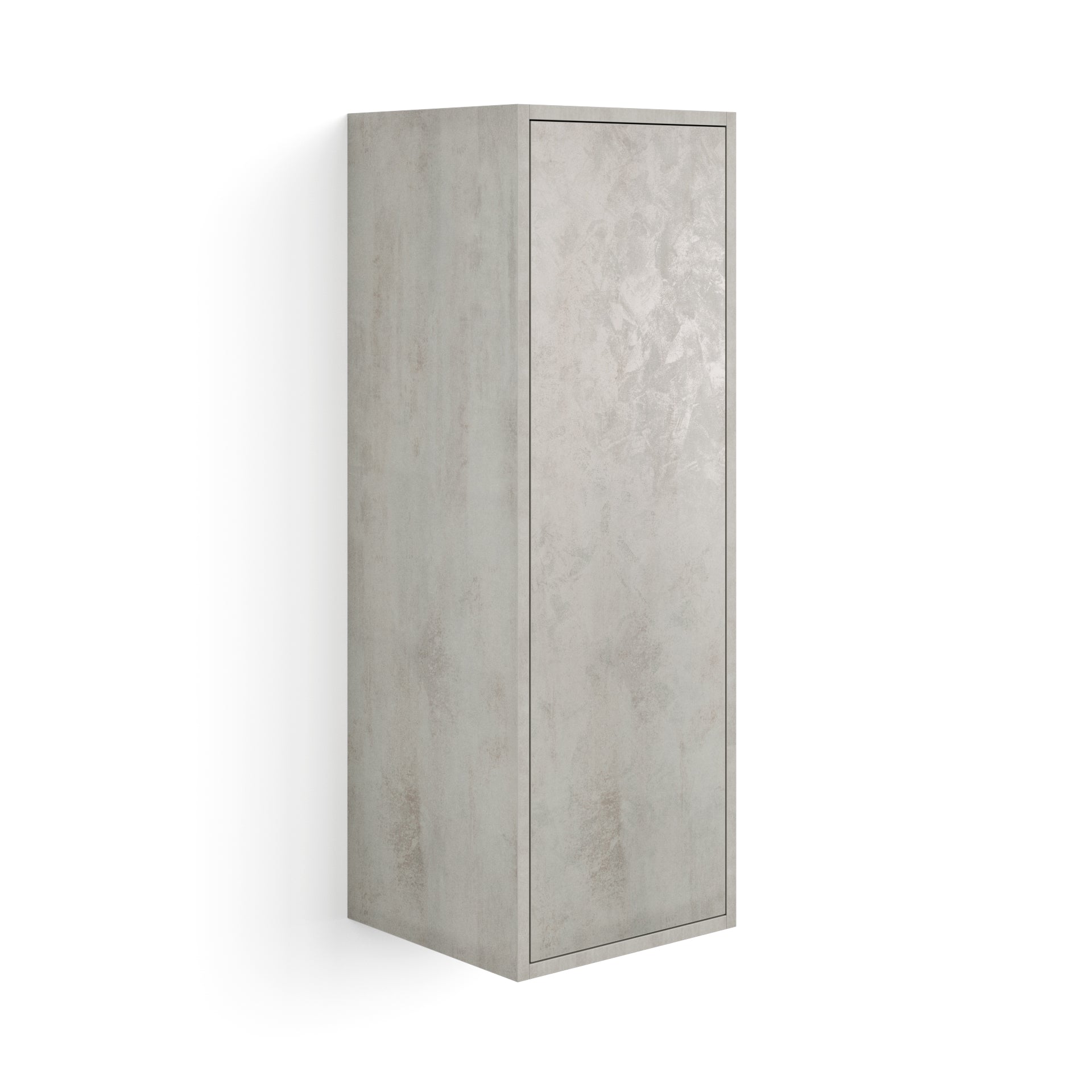 Wandkast Iacopo 104 met deuren met scharnieren grijs beton