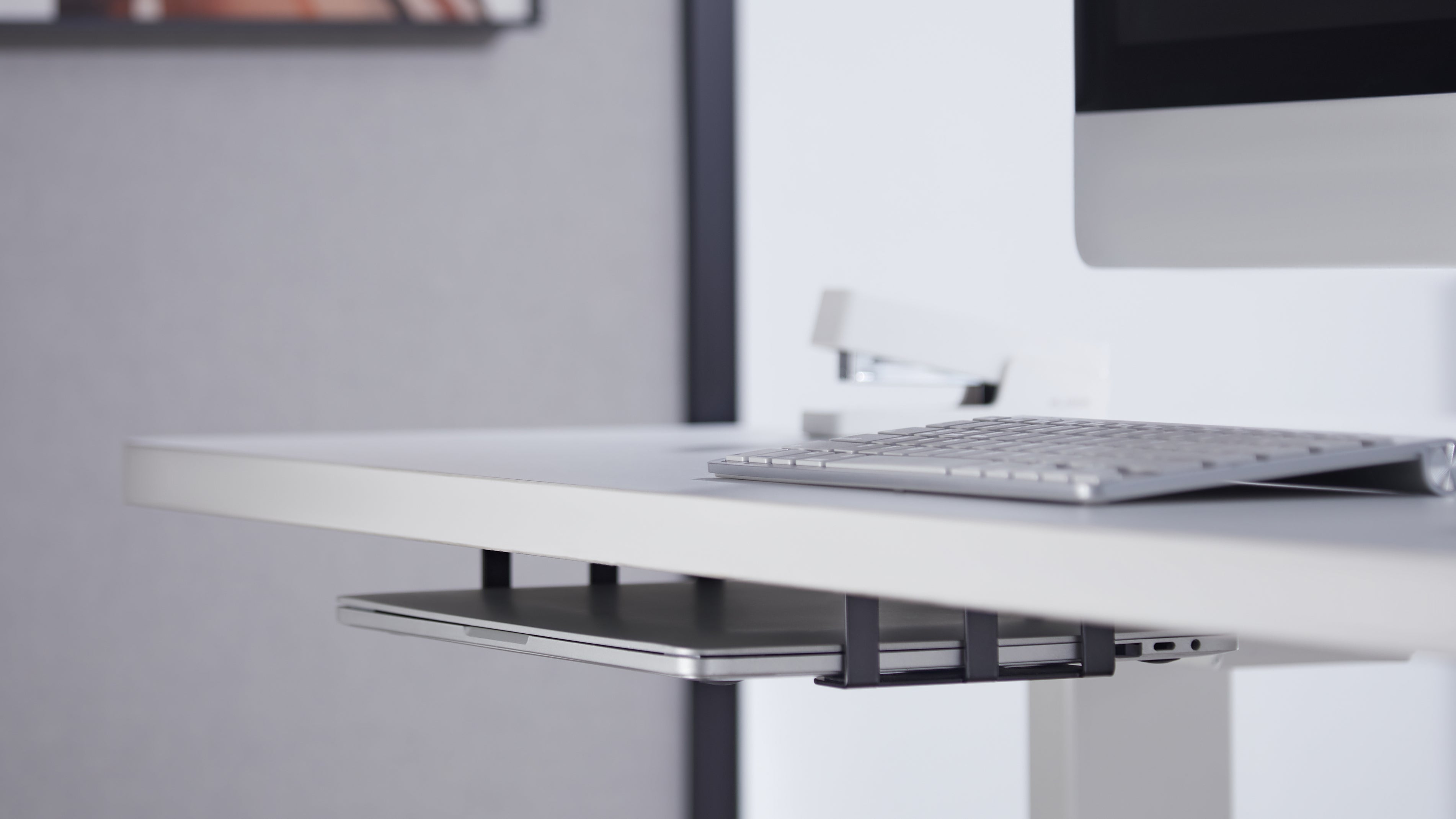 Clara under-desk PC holder, black - Set image 4