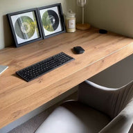 Birou Evolution 180x60, Stejar Natural cu Un Picior și Încărcător Wireless