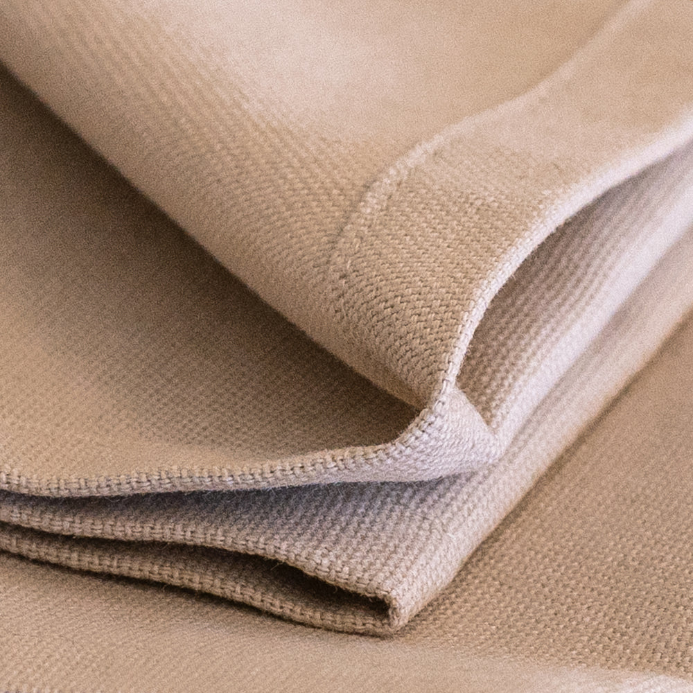 Camino de algodón Gioele 45x300, Beige - Detail image 2