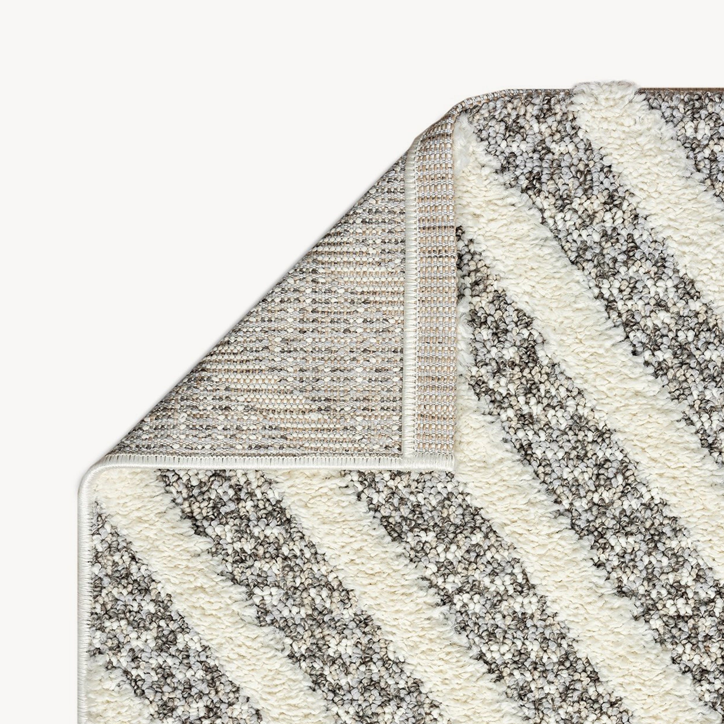 Rectangular rug Maya 79x114 in, Cream with Aztec pattern - Detail image 1