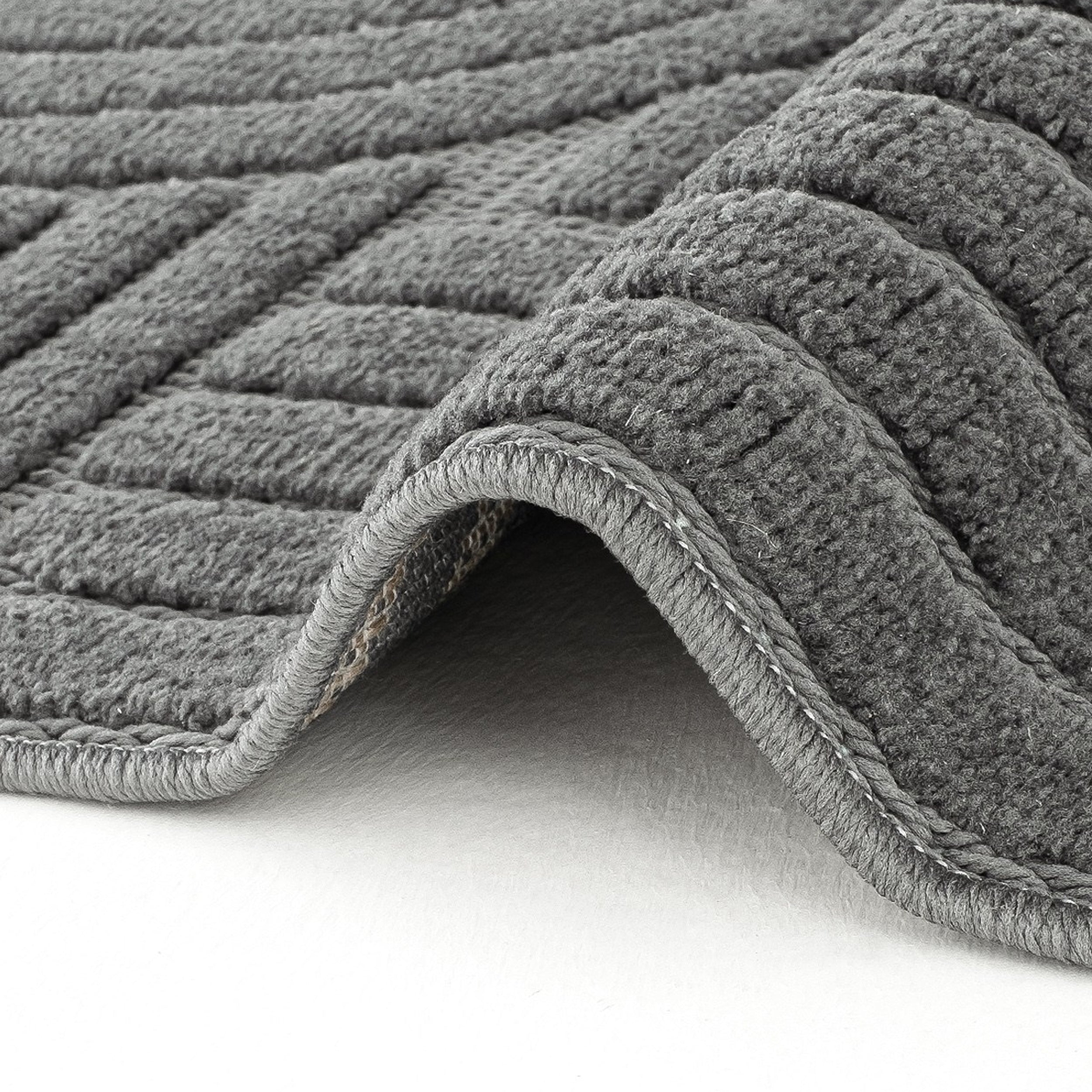 Teppich rechteckig Pietro 200x290 cm, Anthrazit mit kreisförmigem geometrischem Muster - Detail image 3