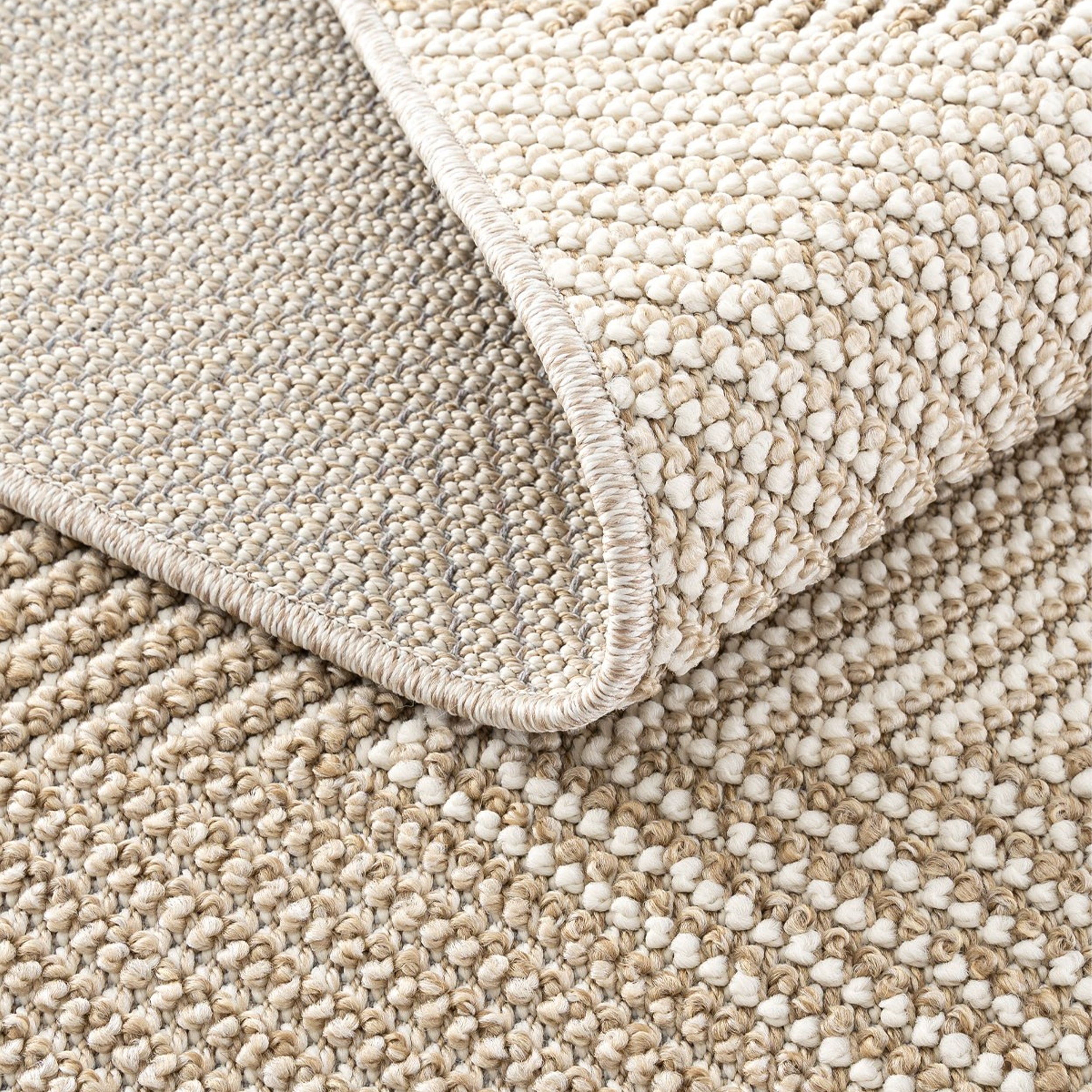 Tapis rectangulaire Vera 160x230 cm, Beige avec motif triangulaire - Detail image 3