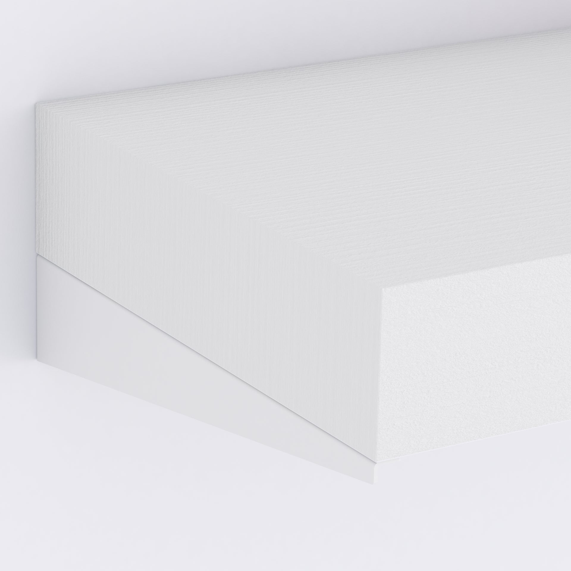 Evolution extra großes Barregal 90 x 40, Esche, Weiß