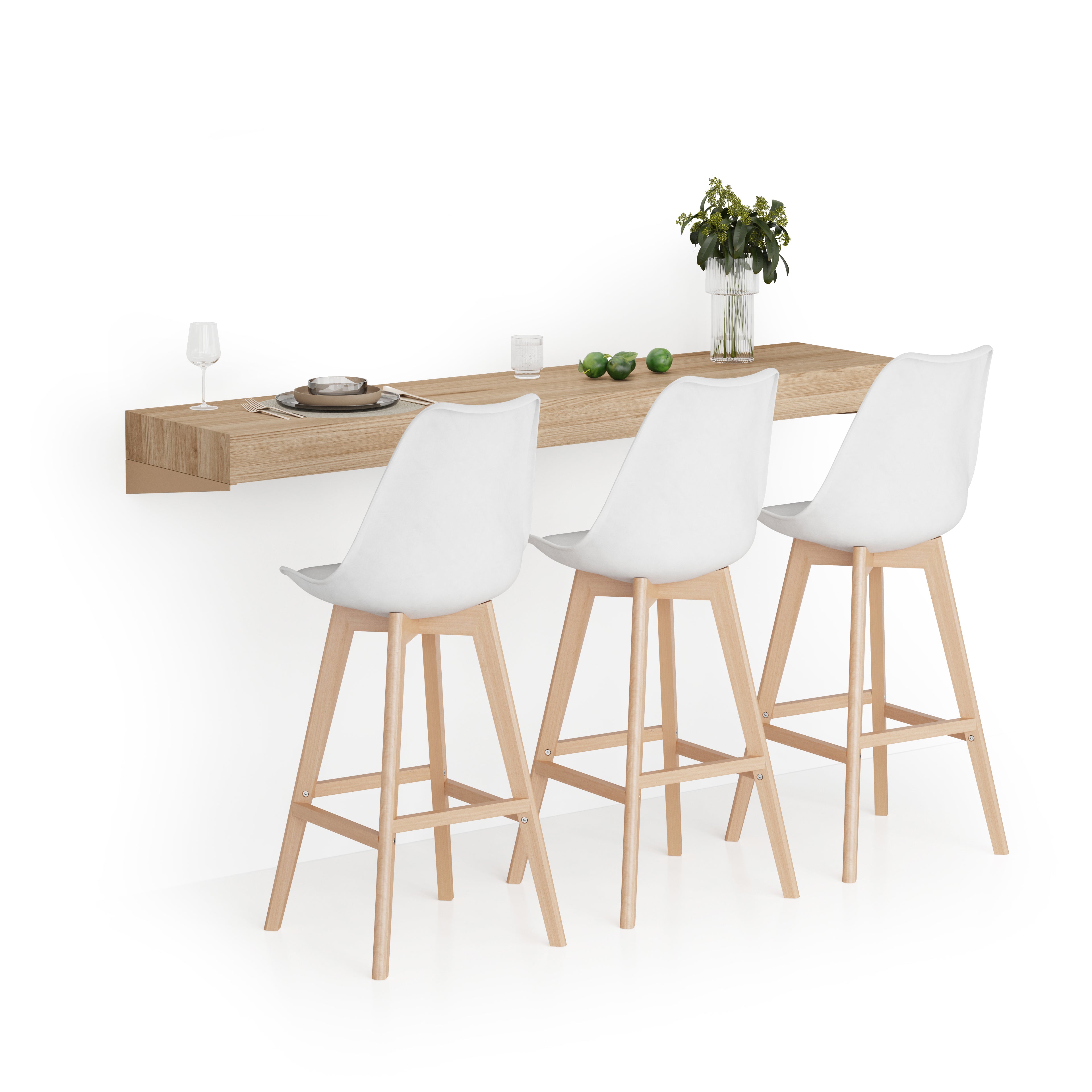 Mensolone Da Bar Evolution 180x40, Rovere Naturale - Immagine principale