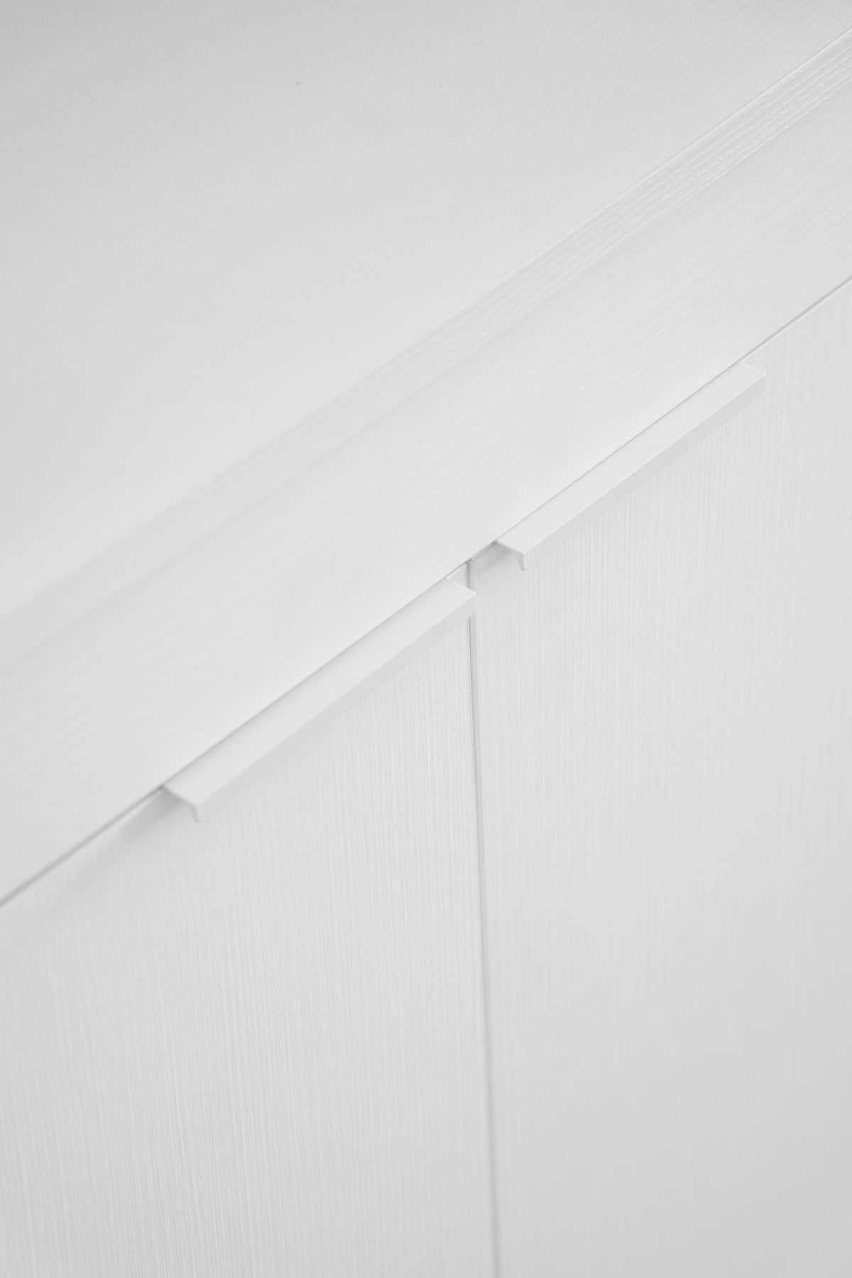 Buffet bas 3 portes Rachele, (180x45x80 cm), Frêne Blanc - Image de détail 9