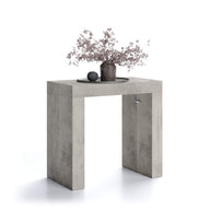 Tavolo Consolle Allungabile con Porta Allunghe Evolution, 45(305)x90, Rovere Naturale