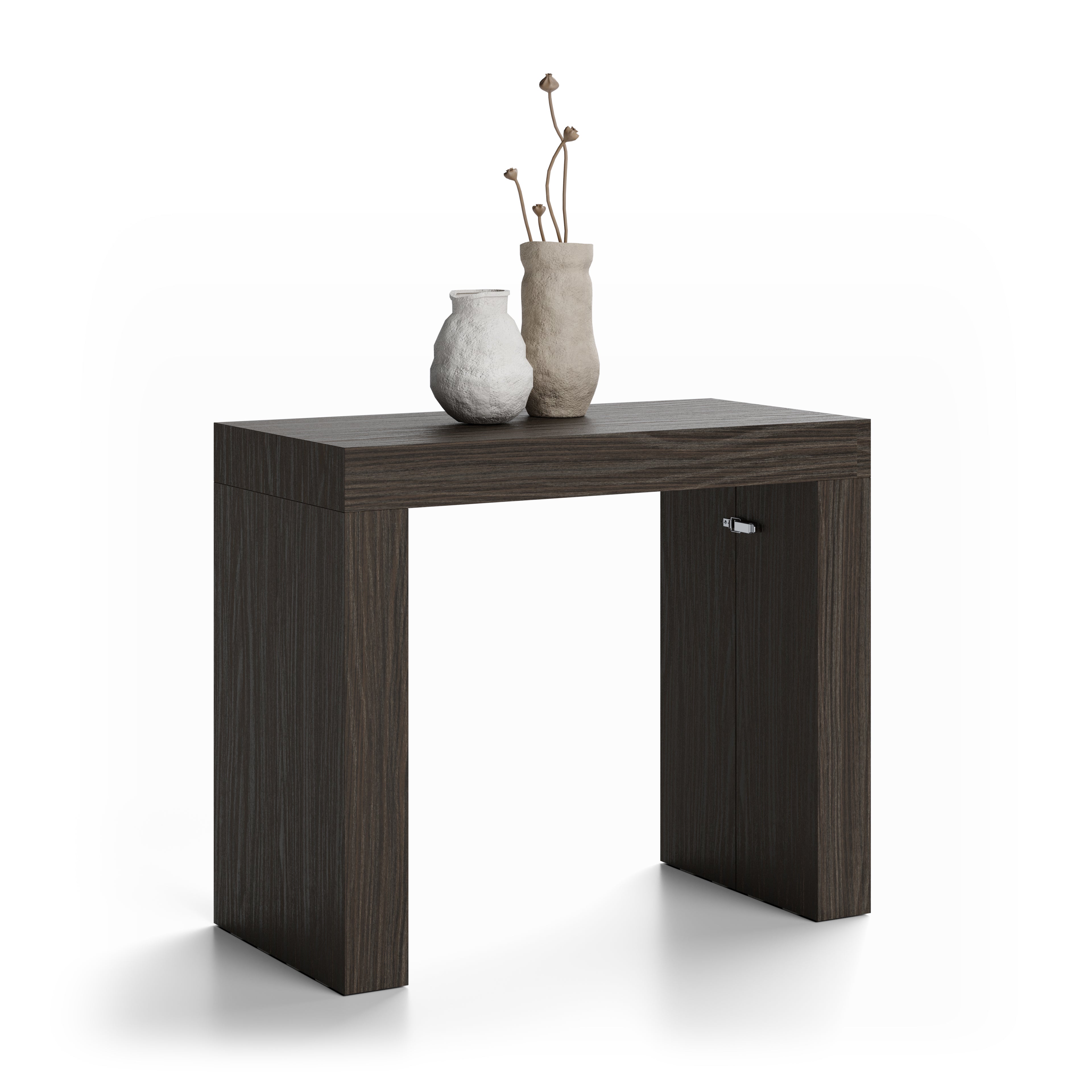 Table Console Extensible Evolution, 45(305)x90 cm, Noyer Américain - Detail image 1