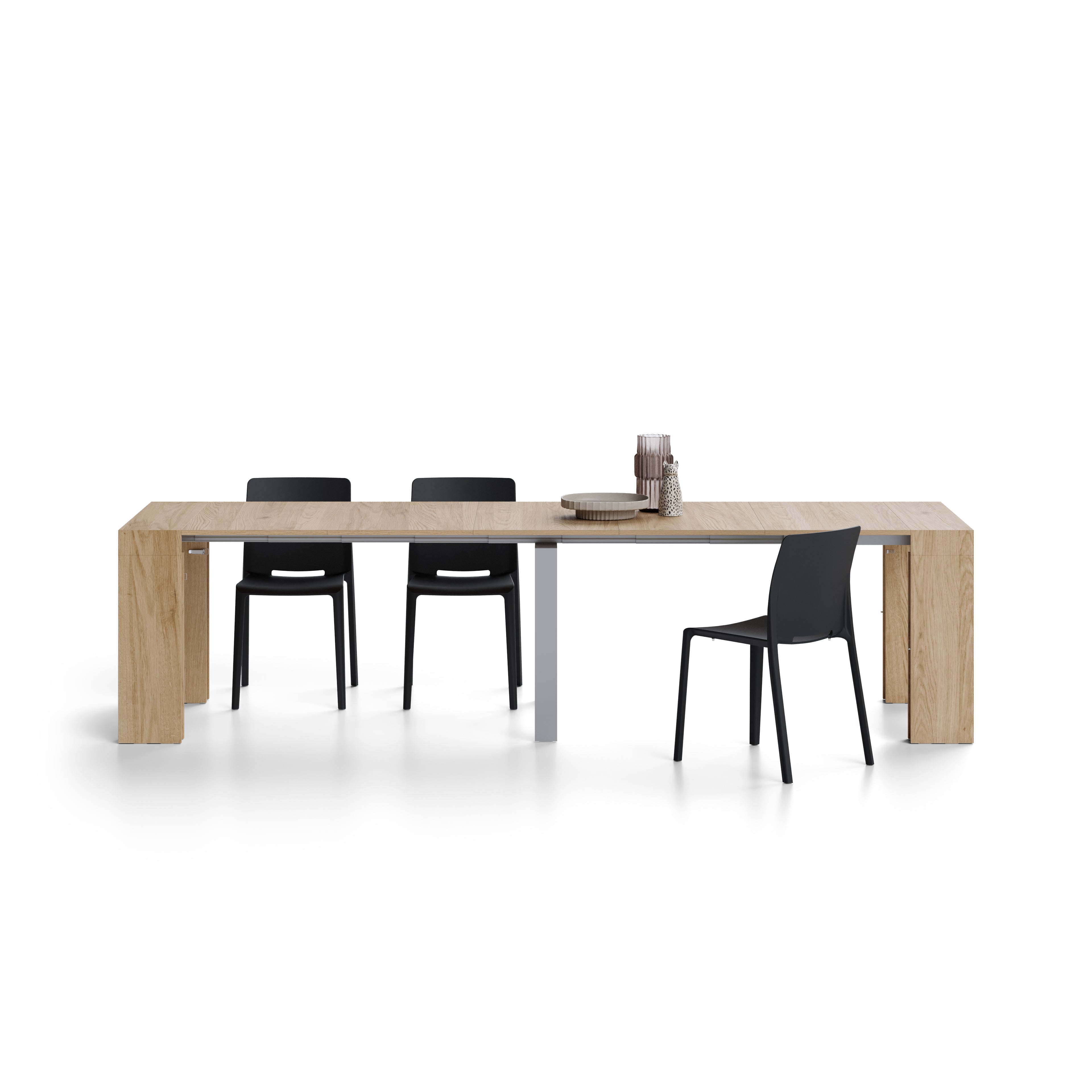 Evolution, Extendable Console Table 45(305)x90 cm, Light Oak - Detail image 3