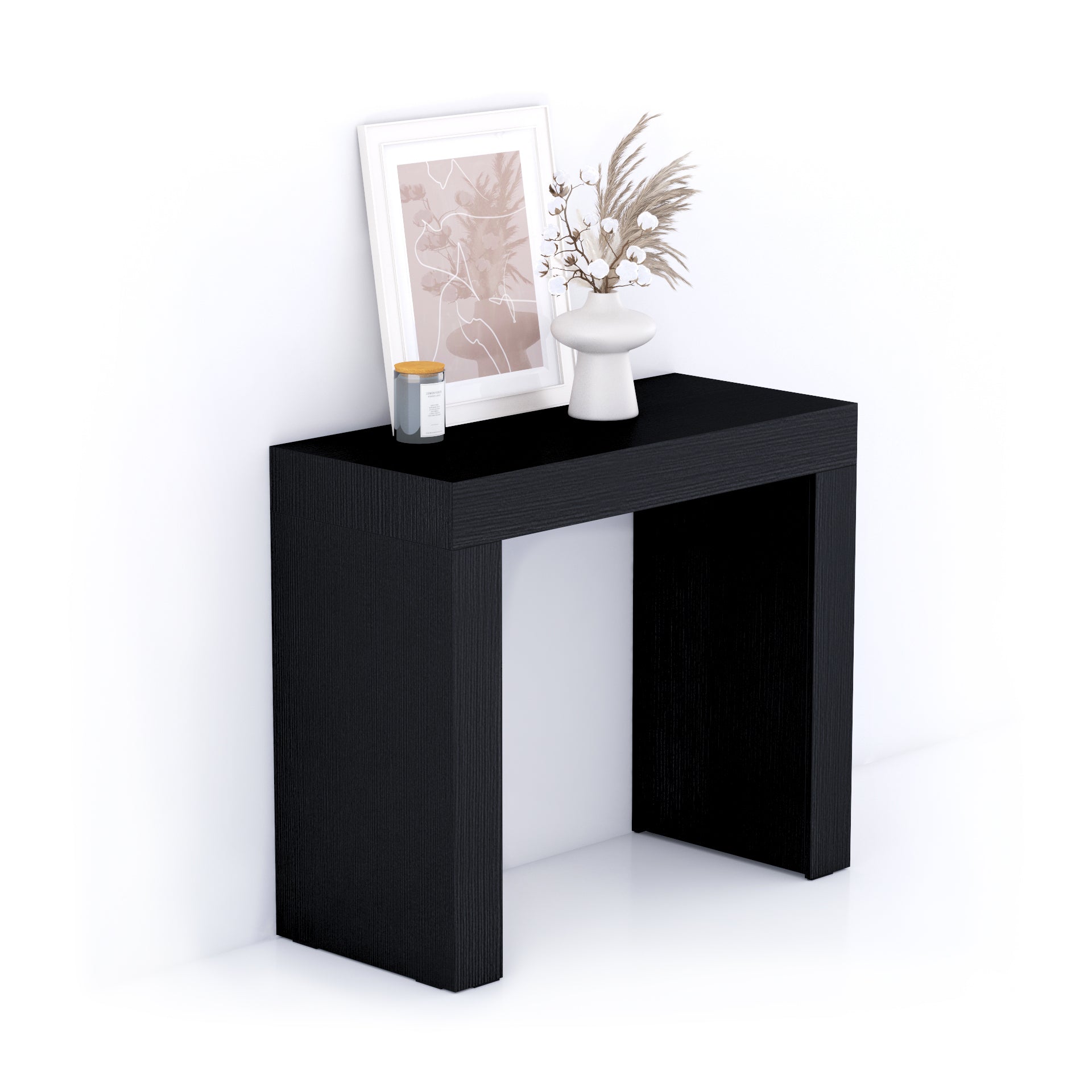 Console d'Entrée Evolution 90x40, Frêne Noir - Main image