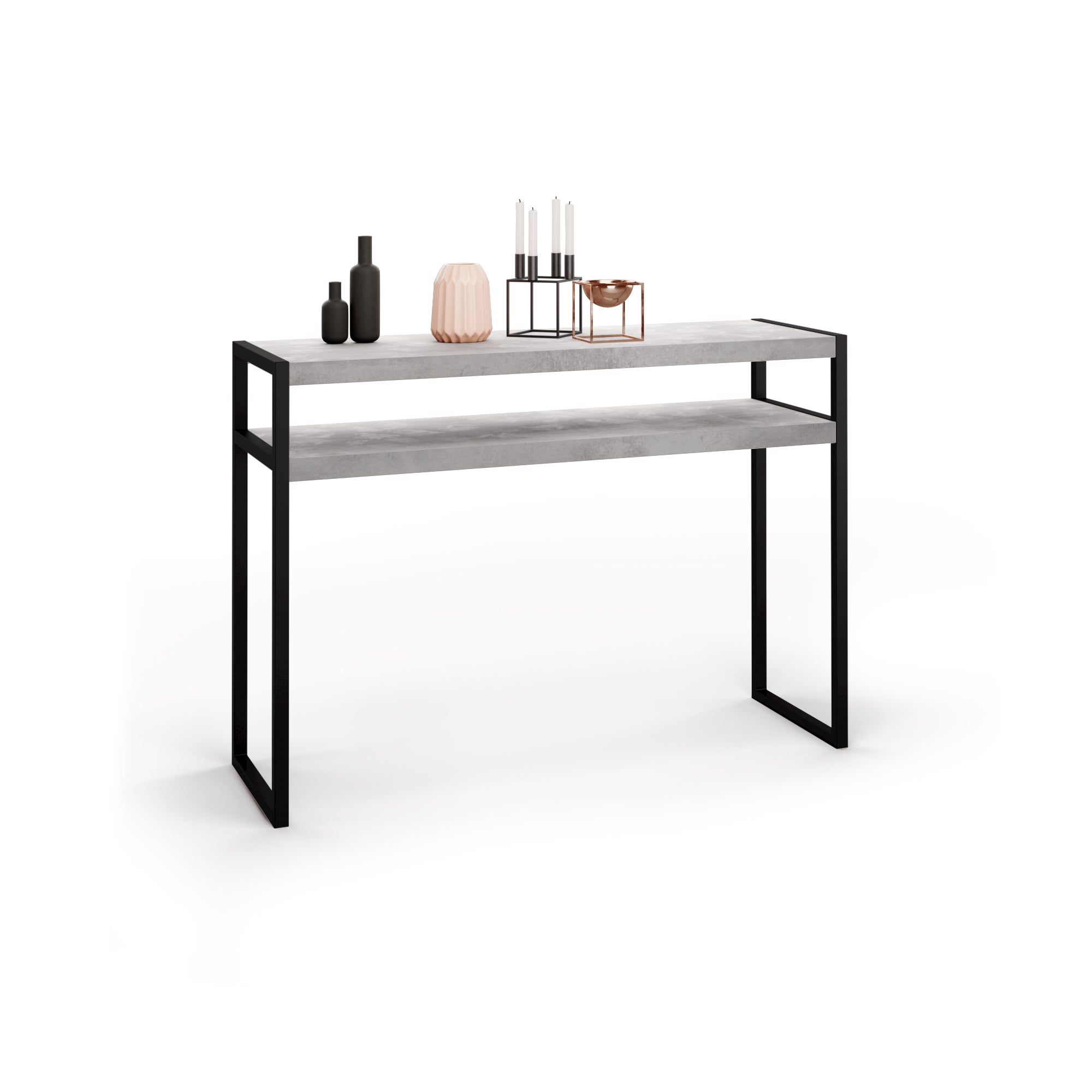 Tavolino ingresso - Consolle Luxury, Grigio Cemento