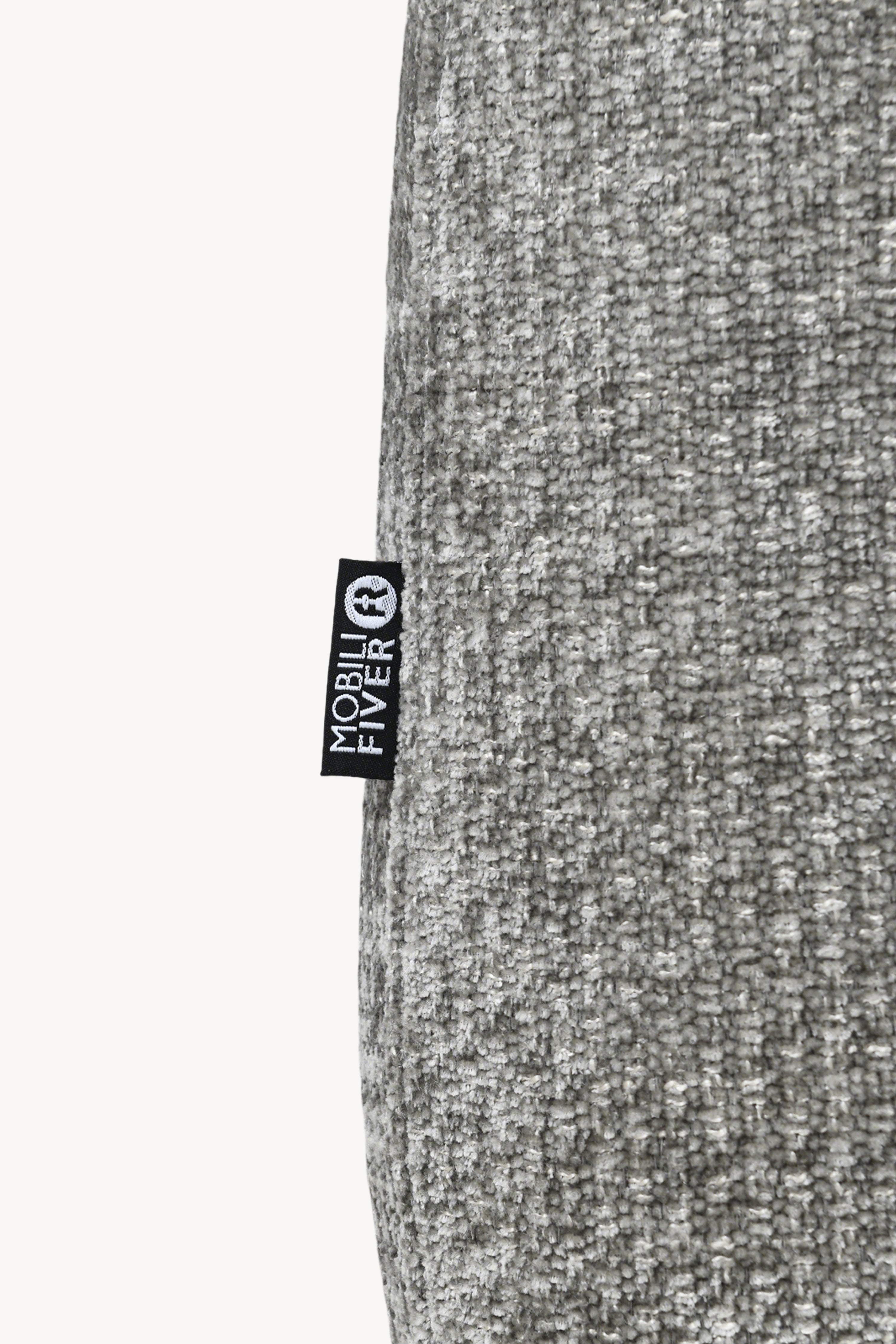 Canapé d'angle modulable Rossella 284x91 cm, Gris Pierre - Image de détail 12