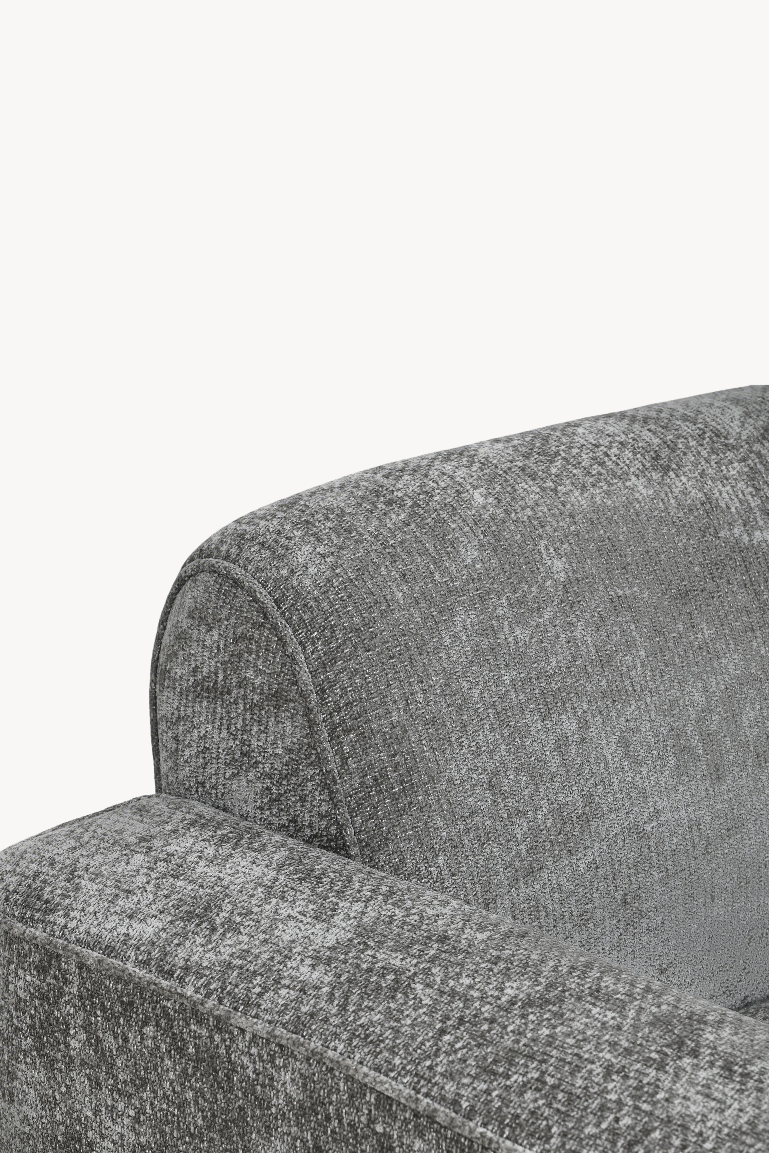 Rossella modular corner sofa 284x91 cm, Stone Gray - Detail image 6