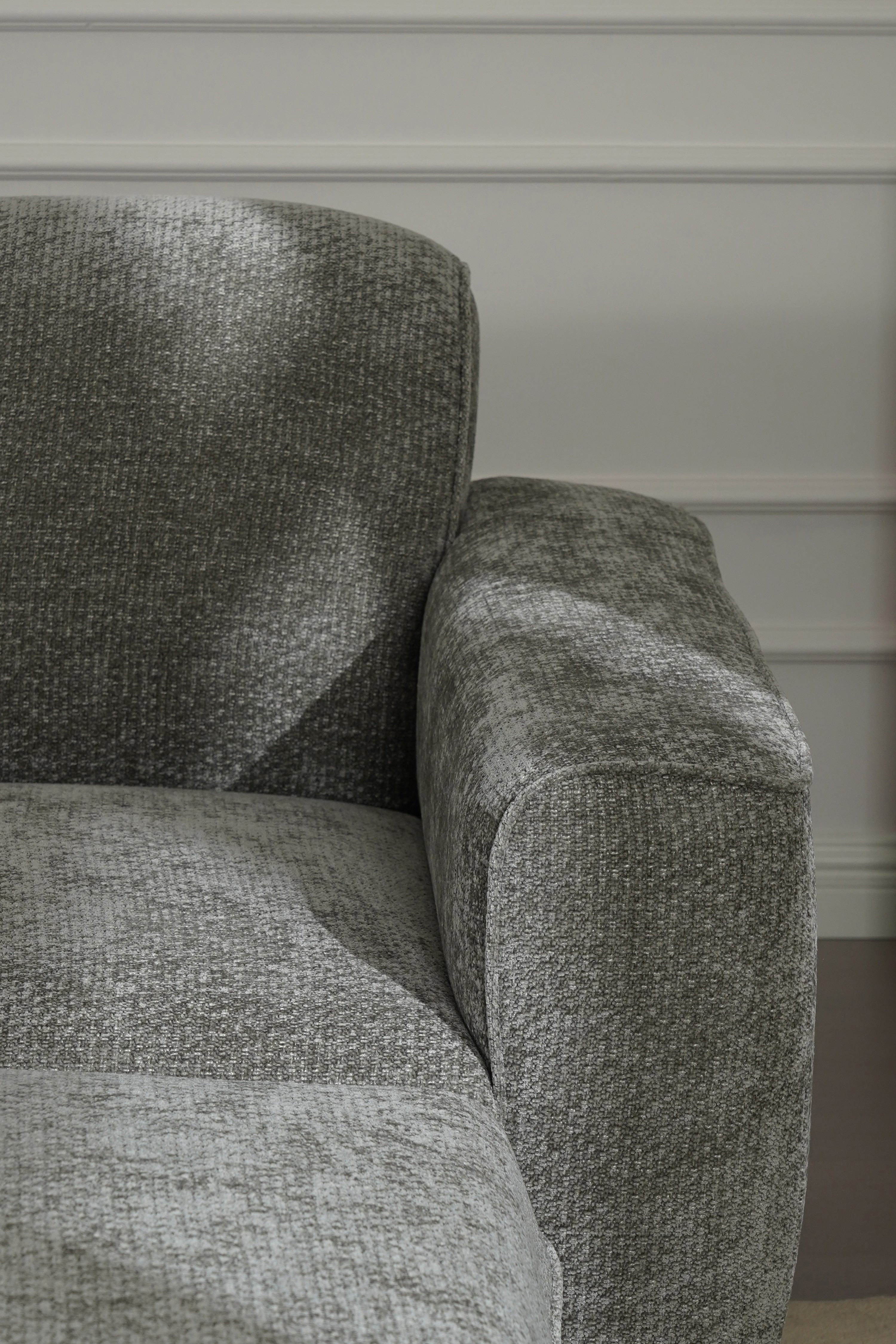 Rossella modular corner sofa 284x91 cm, Stone Gray - Detail image 7