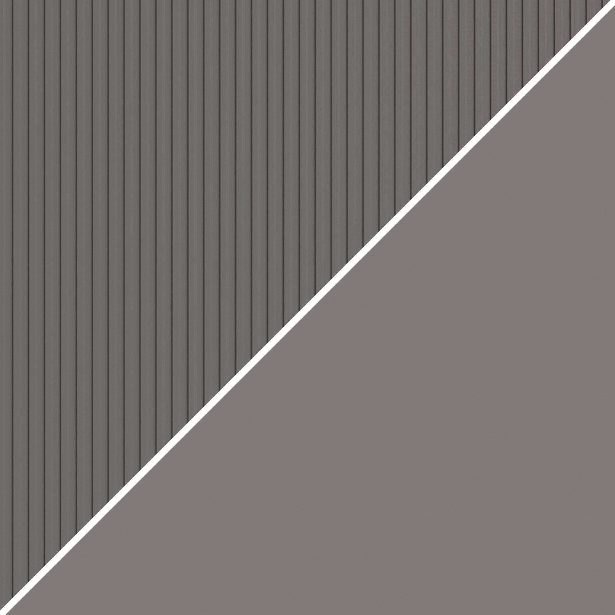 Buffet bas cannelé Romina (273,6x36x70 cm), 6 Portes, Gris Bleuté - Finish Image 1