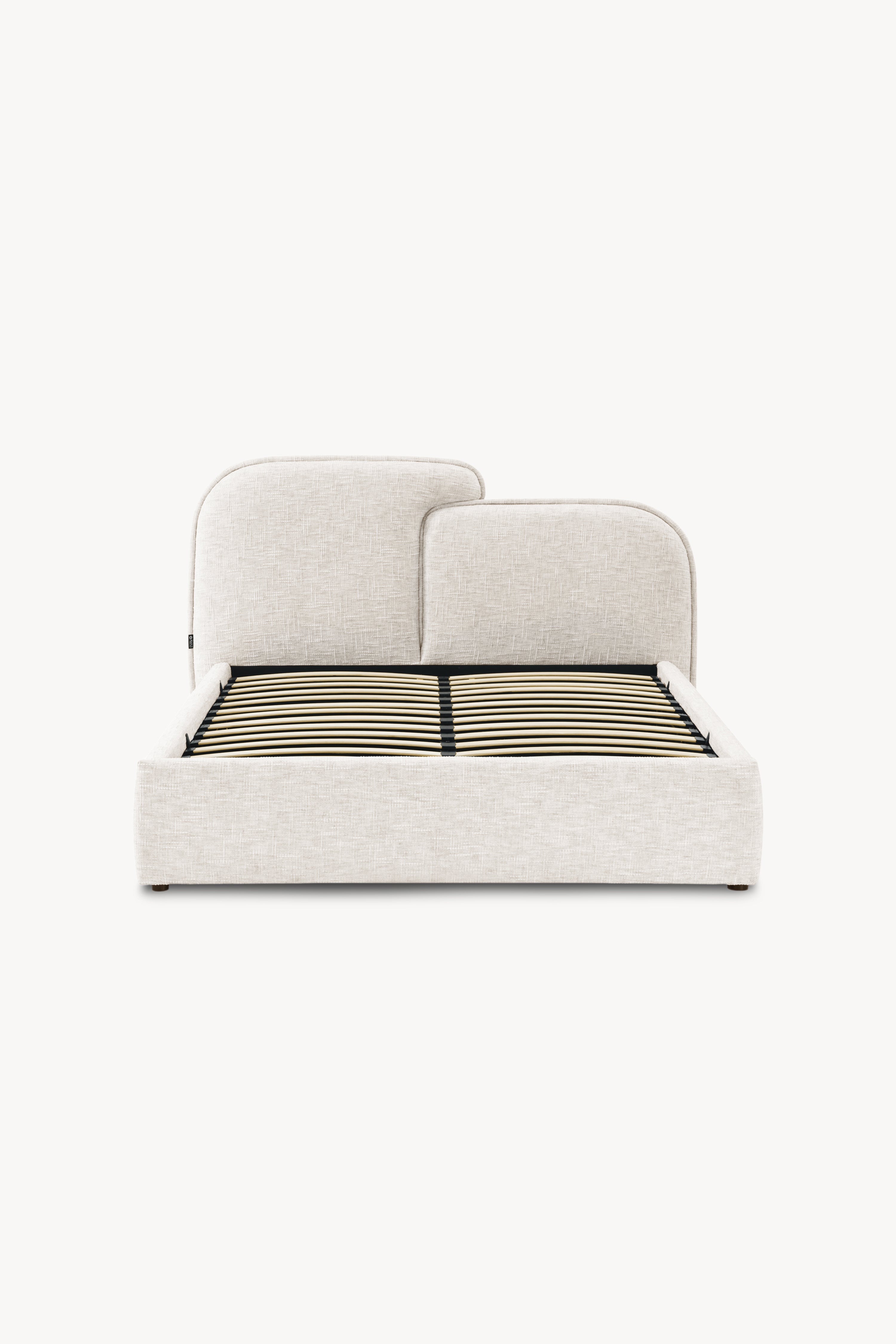 Cama matrimonial con canapé Olivia 160x200 cm, Arena