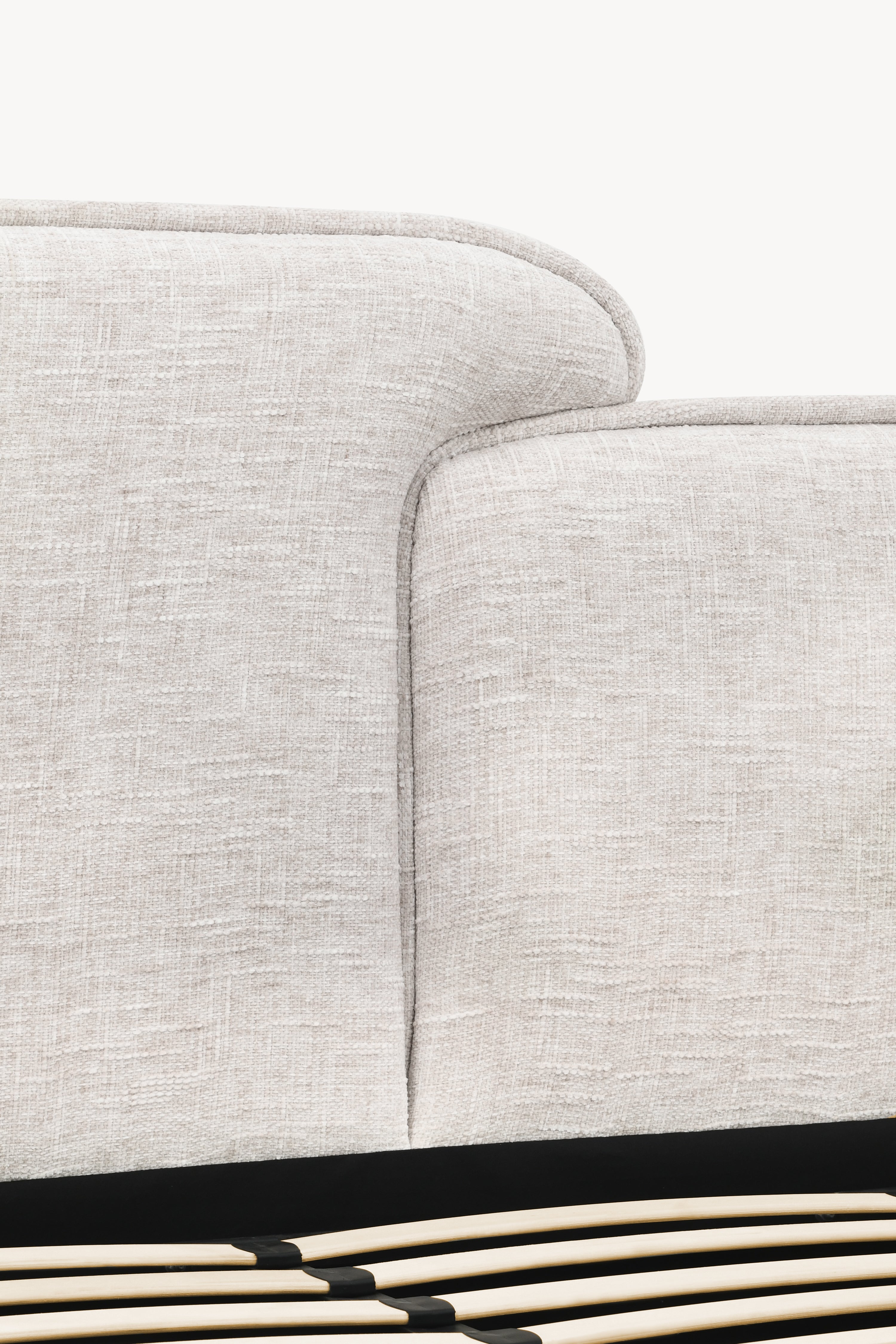 Double bed with storage Olivia for mattress 180x200 cm, Sand - Detail image 7