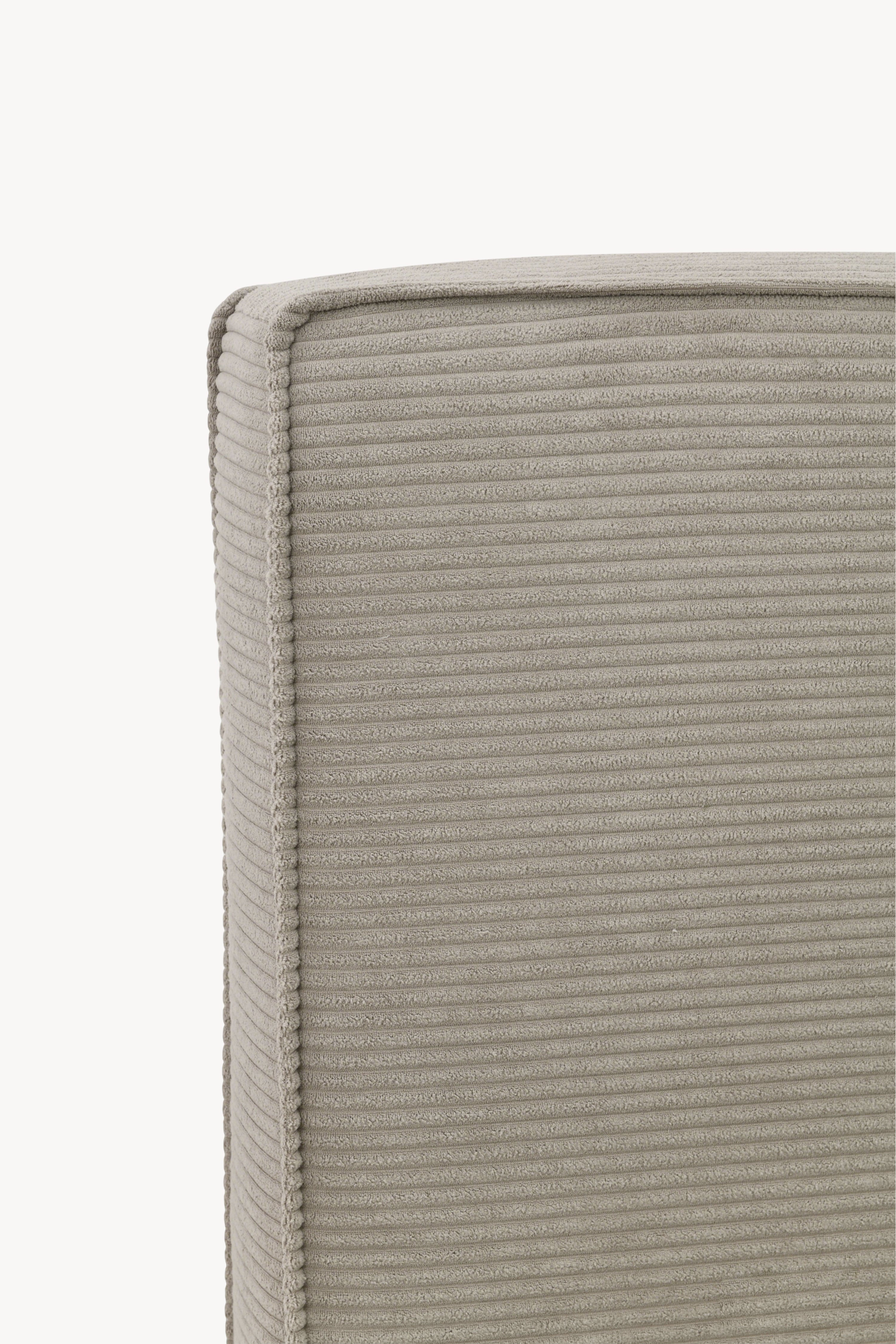 Letto matrimoniale con contenitore Riccardo per materasso 160x200 cm, Grigio - Immagine dettaglio 6