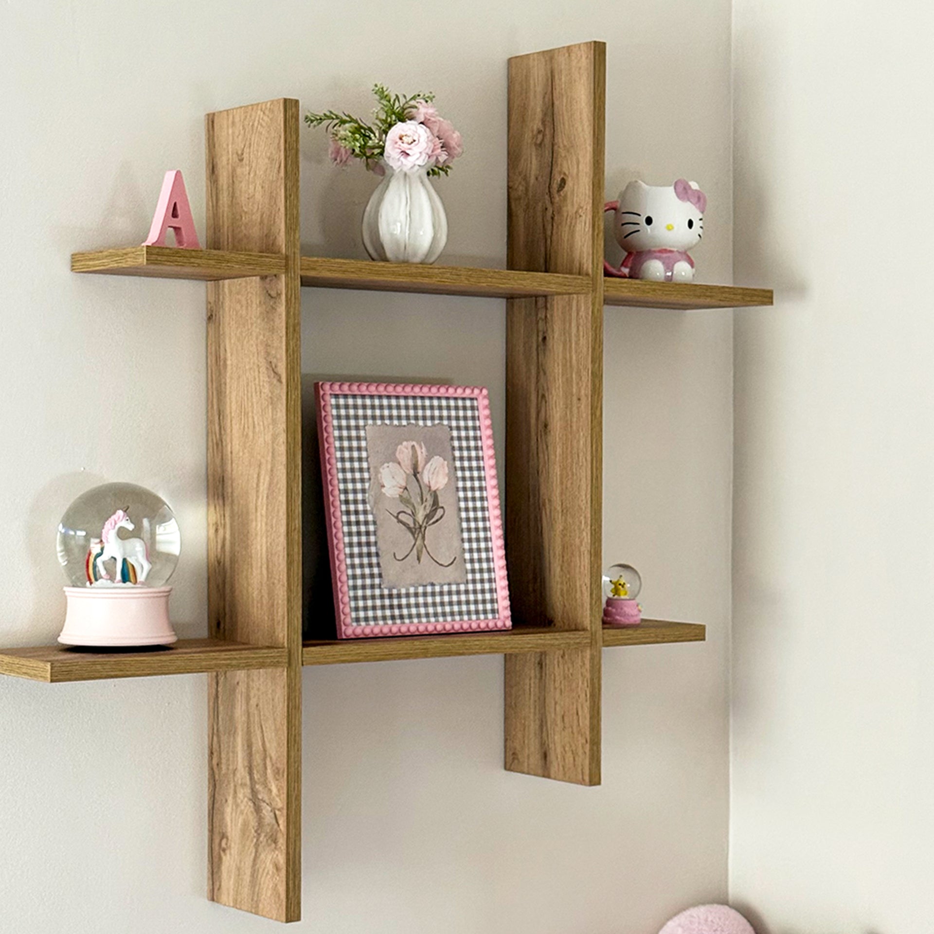 Angelica Shelves # Rustic Oak - Set image 2