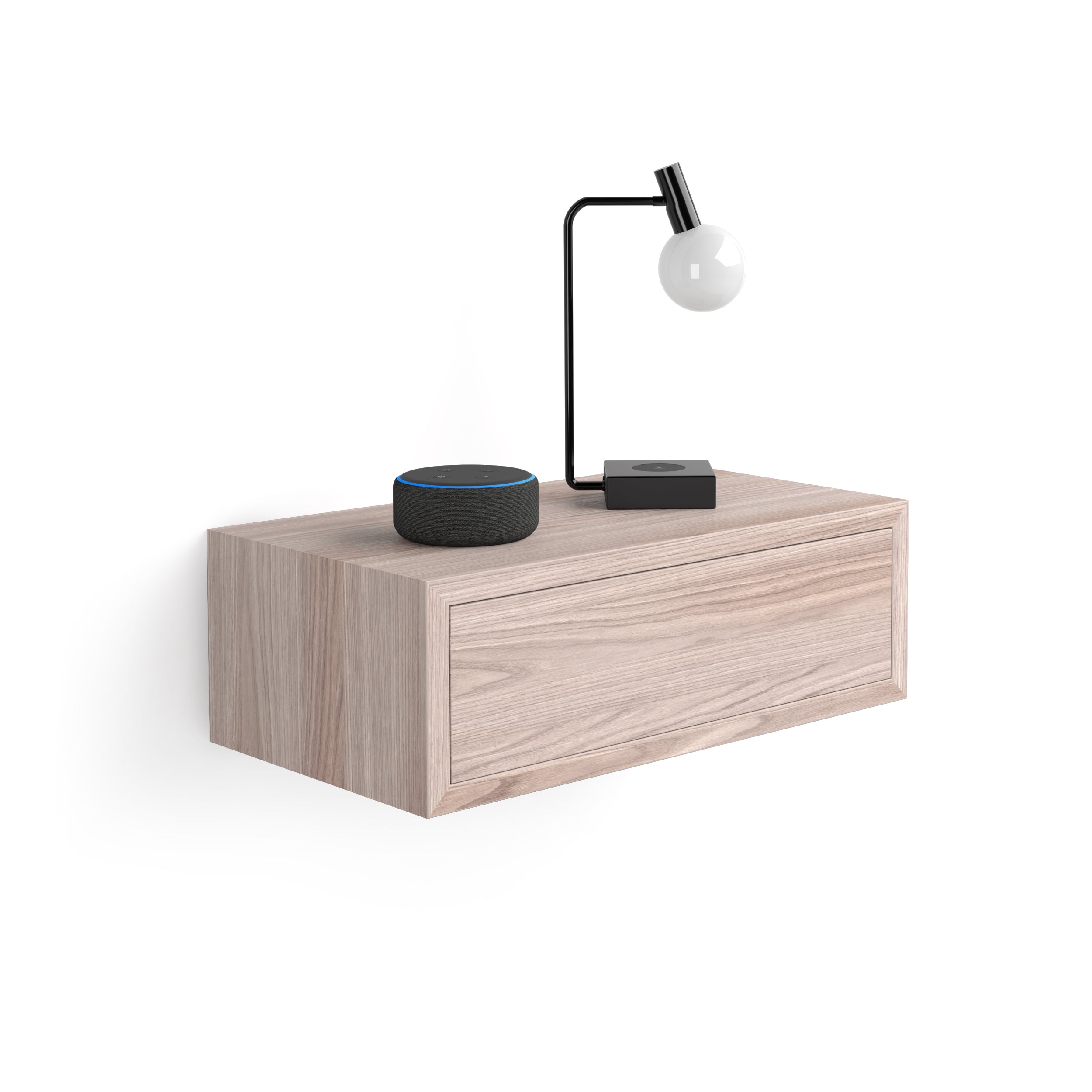 Table de chevet suspendue Riccardo, Orme Perle