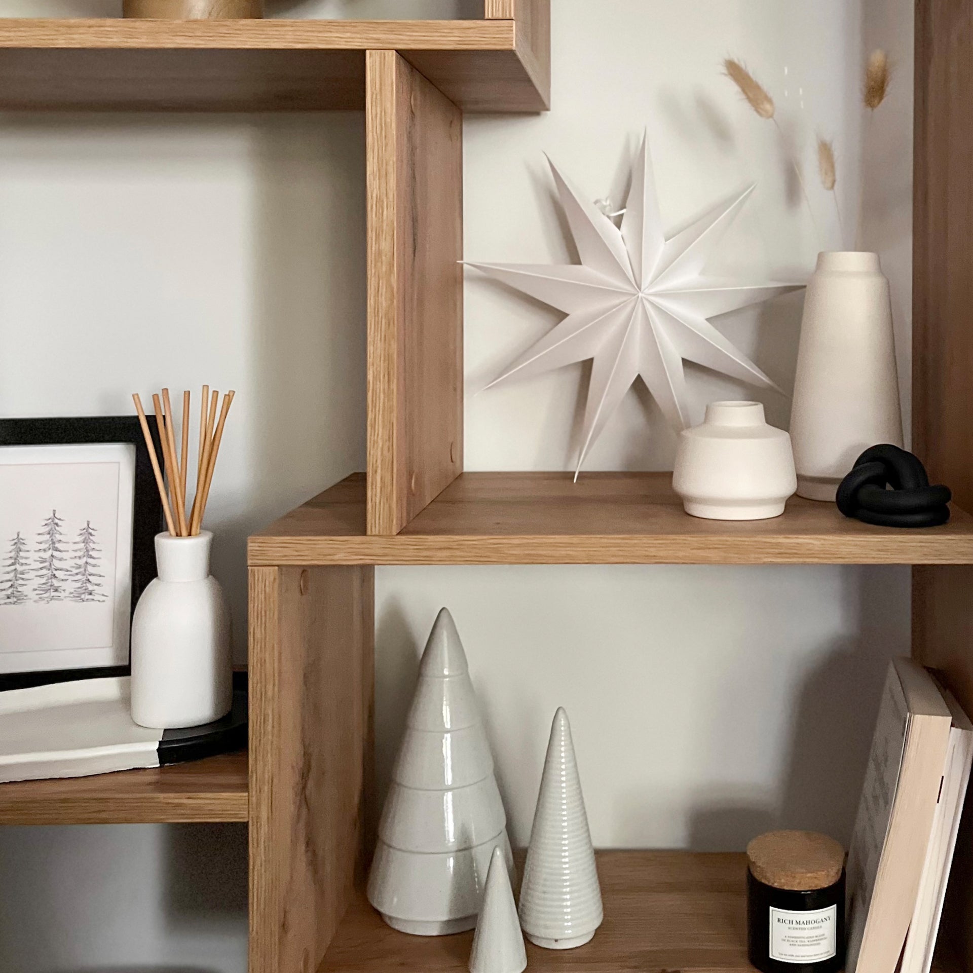 Libreria S Iacopo (160,8 x 158,2 cm), Rovere Rustico - Immagine ambientata 5