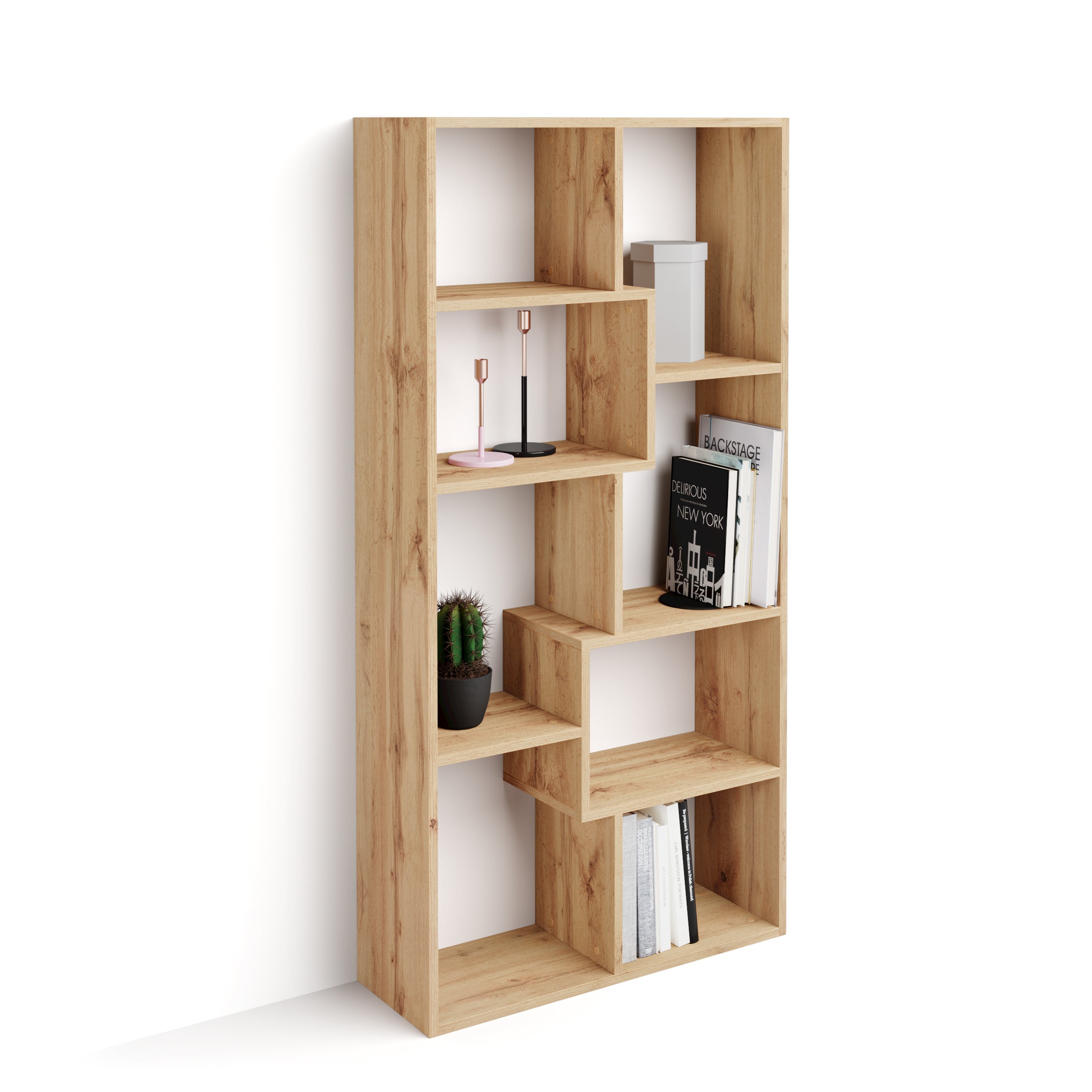 Iacopo XS Bookcase (160.8 x 80 cm), Rustic Oak - Detail image 2