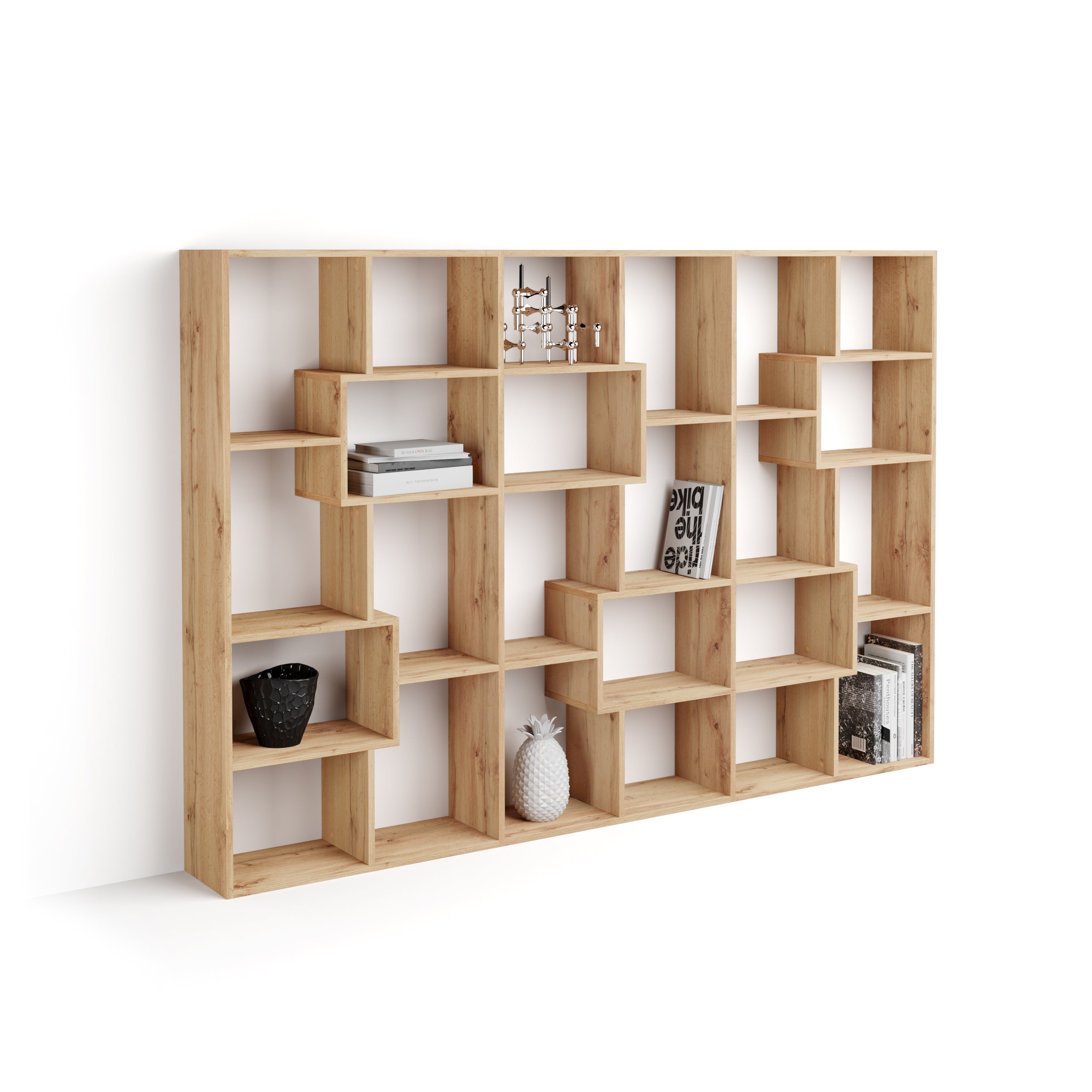 Libreria M Iacopo (160,8 x 236,4 cm), Rovere Rustico
