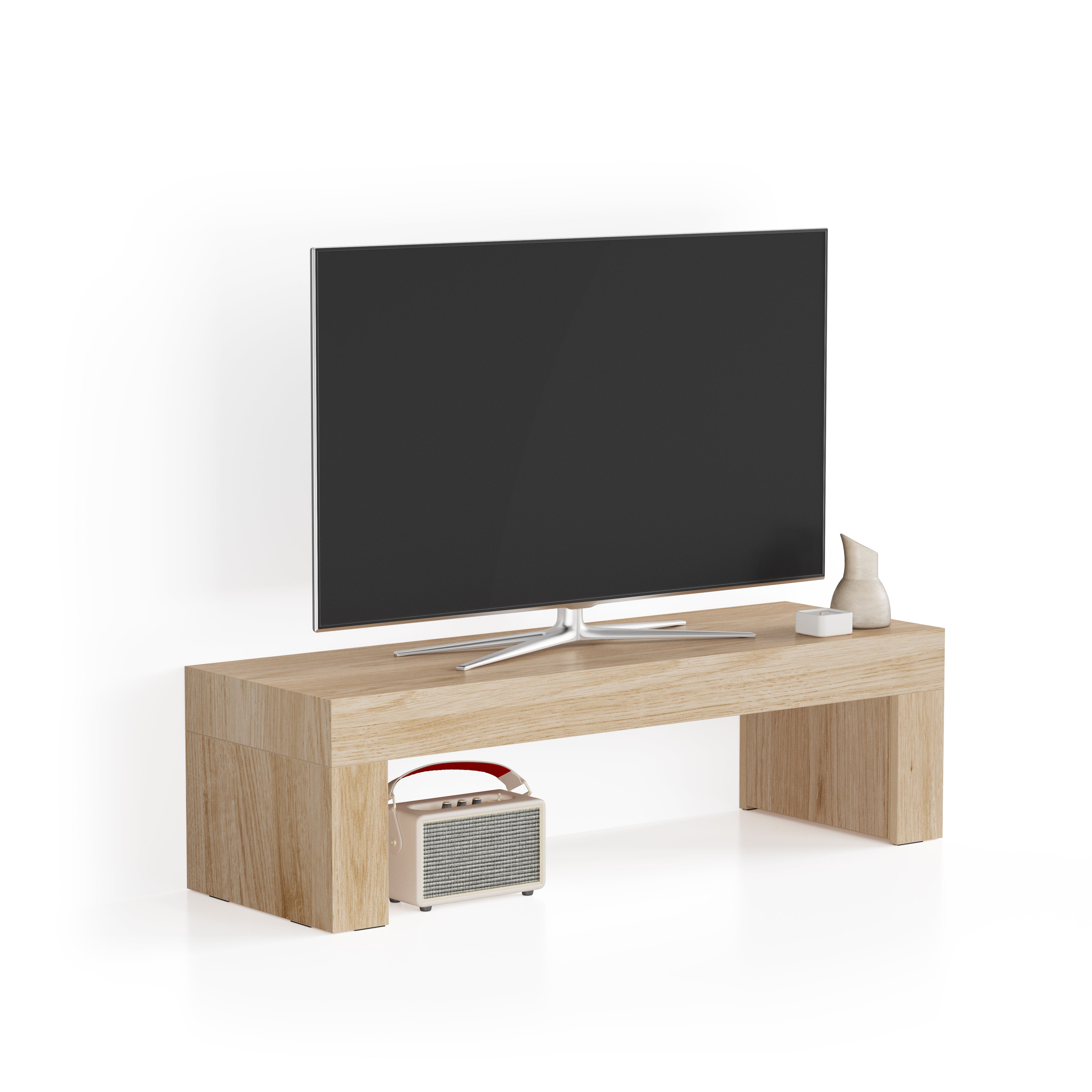 Porta Tv Evolution 120x40, Rovere Naturale - Immagine principale