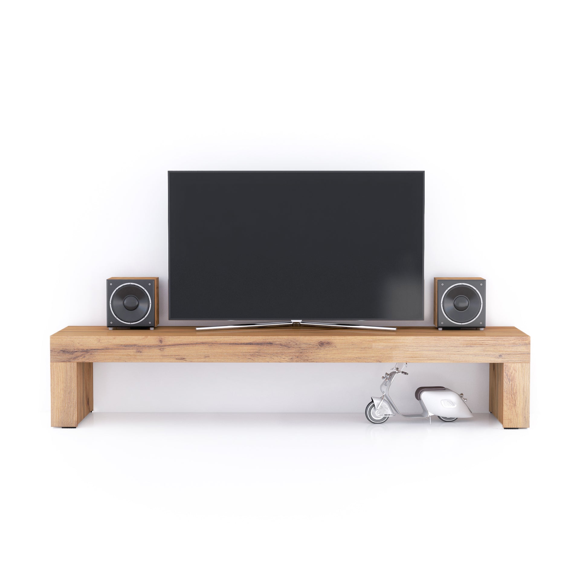 Porta Tv Evolution 180x40, Rovere Rustico