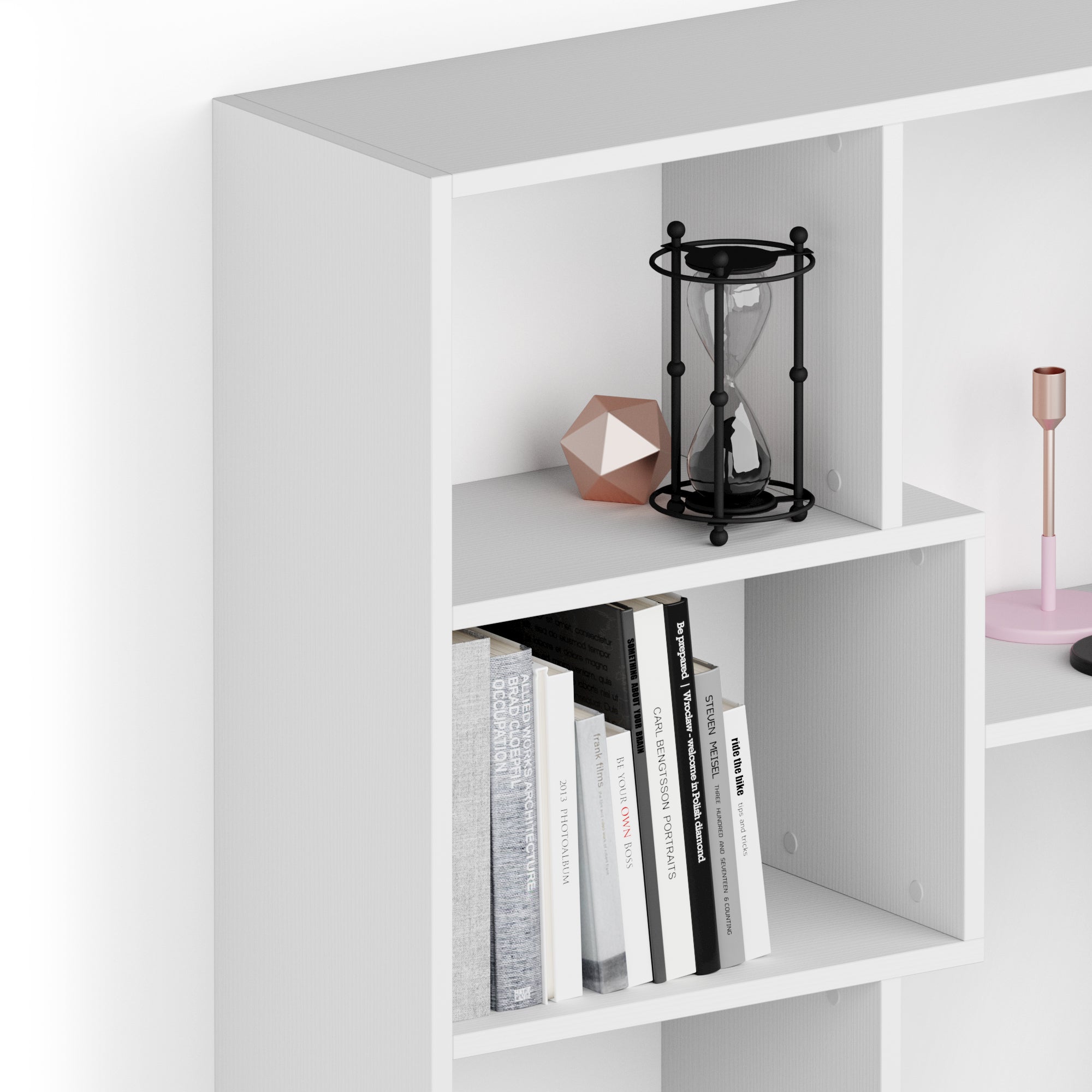 Iacopo TV wall unit, Ashwood White
